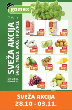 Gomex katalog Sveža akcija - pregled Gomex kataloga - važi od 28.10.2026