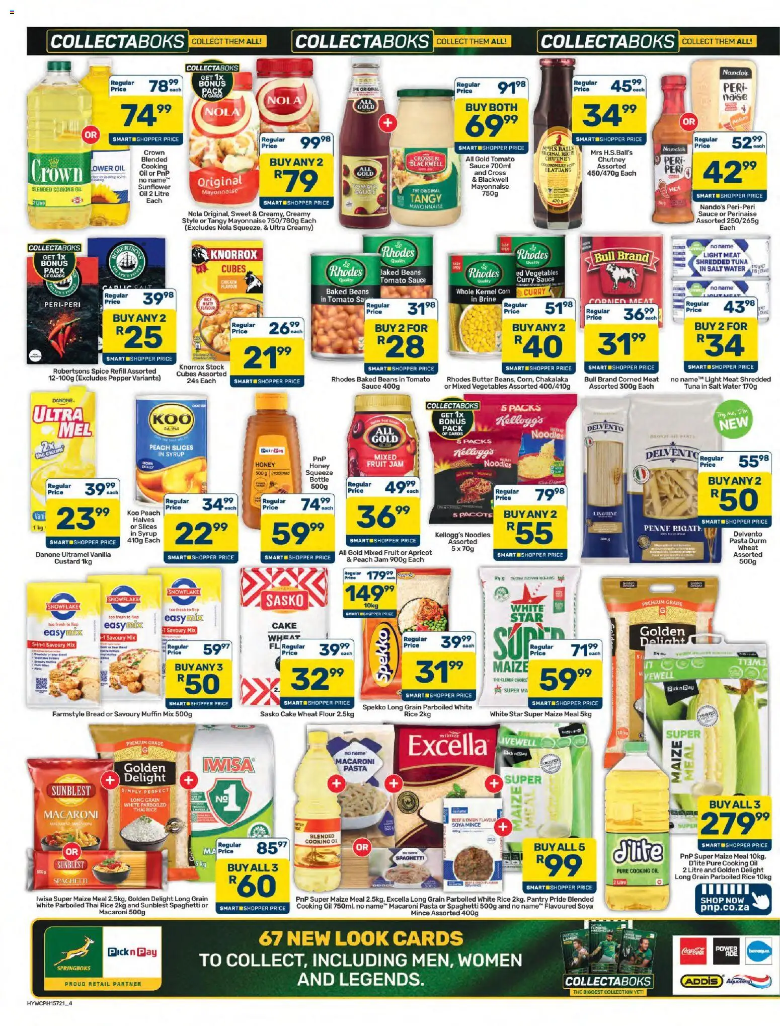 New Pick n Pay catalogue – valid from 23/10/2026 | Page: 4 | Products: Corn, Corned meat, Custard, Vanilla