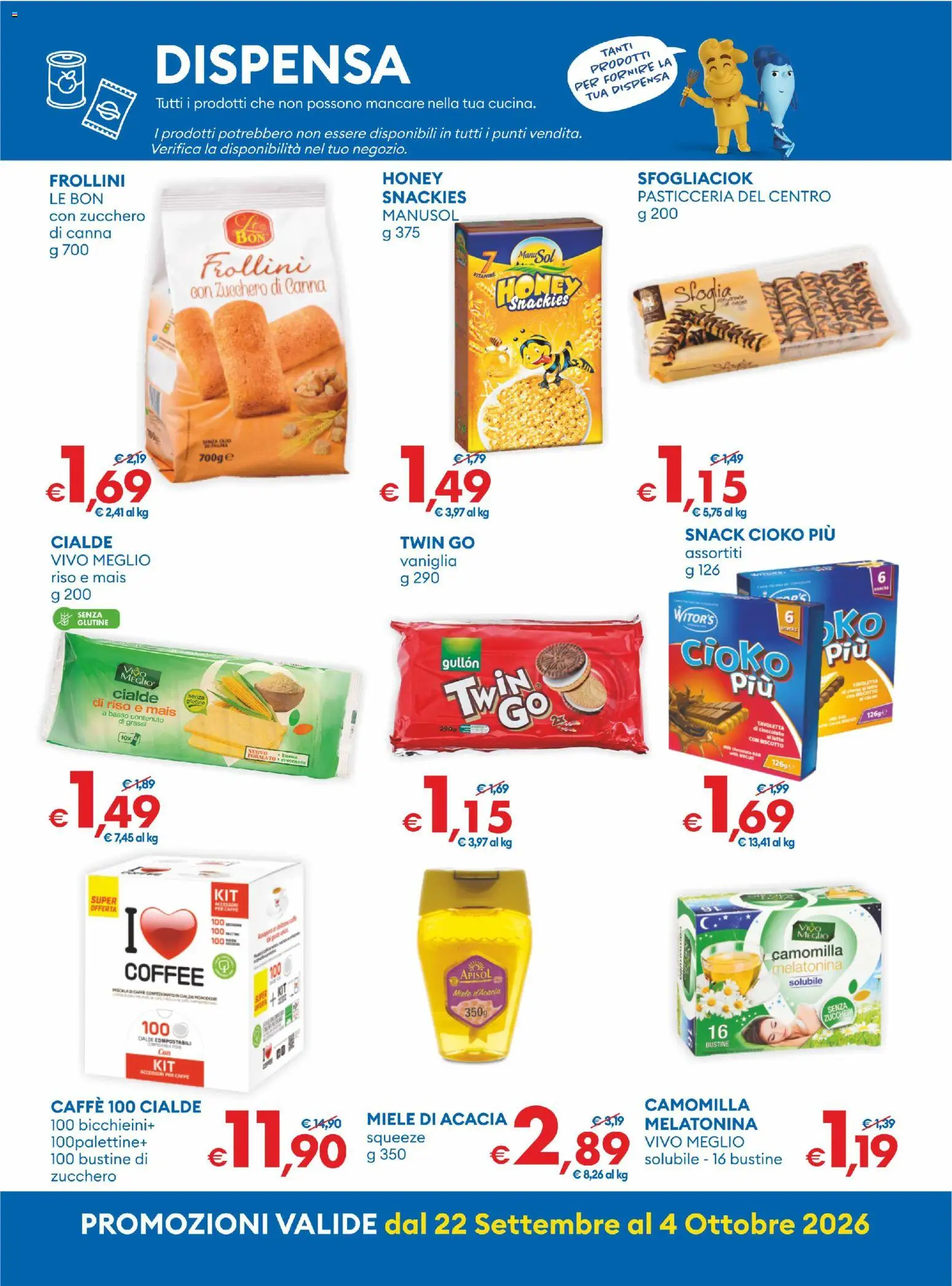 Volantino MD Discount del 22/09/2026 | Pagina: 21 | Prodotti: Vaniglia, Mais, Cialde, Zucchero di canna