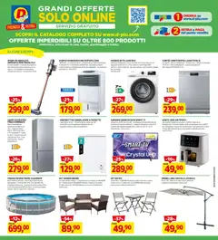 Anteprima del volantino D Più volantino valido a partire dal 06/07/2026 | Pagina: 15 | Prodotti: Friggitrice ad aria, smart TV, Lavatrice, Congelatore