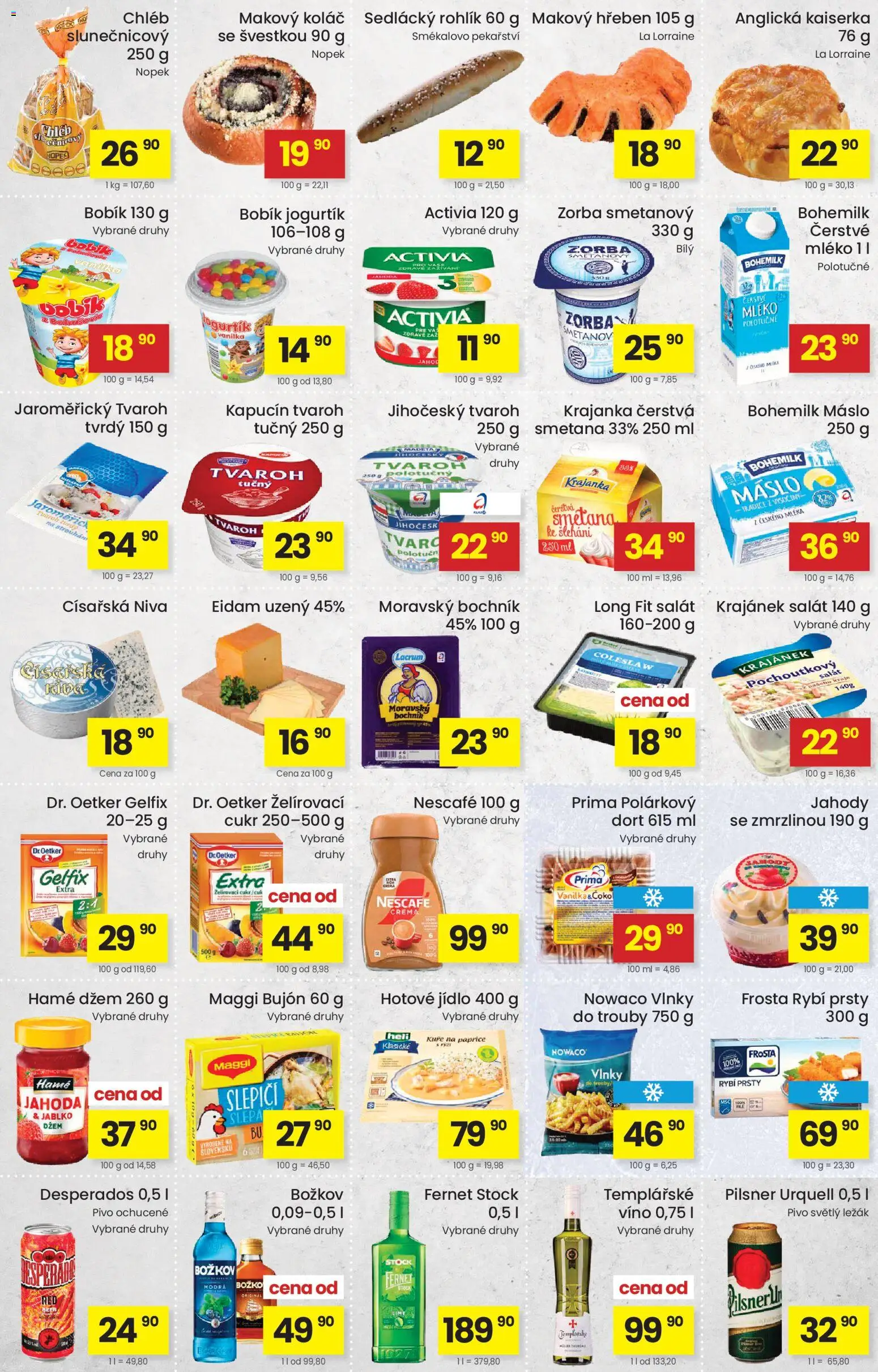 Kubík leták od 09.06.2026 | Strana: 3 | Produkty: Víno, Coleslaw, Želírovací cukr, Rybí prsty