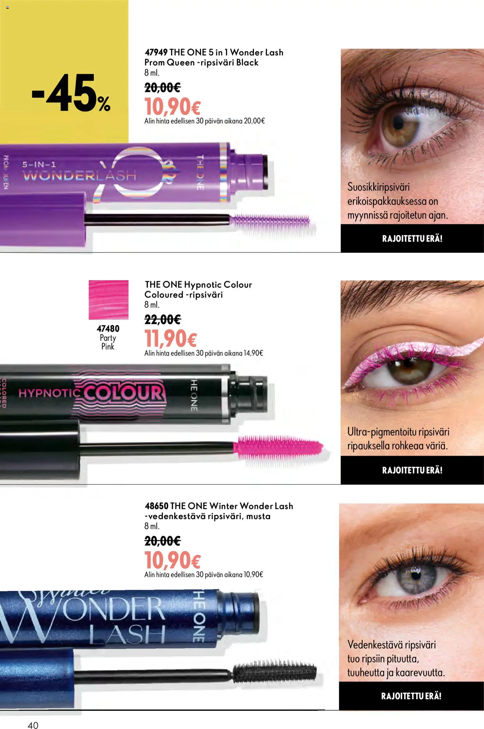 Oriflame - Esite 11 – voimassa 05/08/2026 alkaen | Sivu: 40 | Tuotteet: Ripsiväri