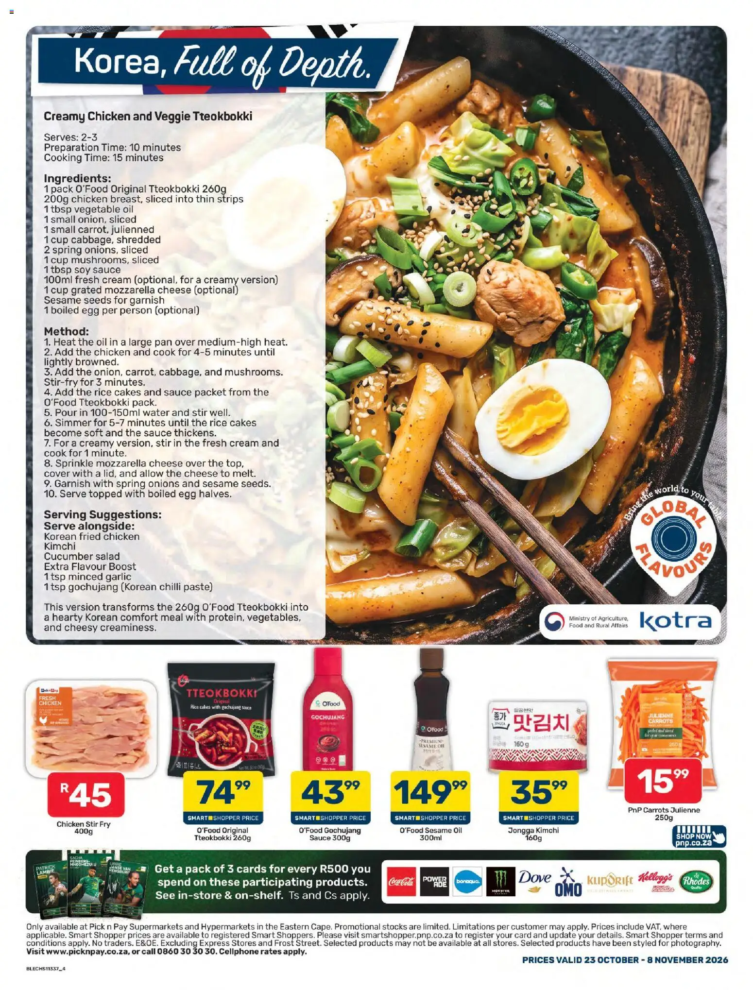 New Pick n Pay catalogue – valid from 23/10/2026 | Page: 4 | Products: Rice cakes, Rice, Water, Mozzarella