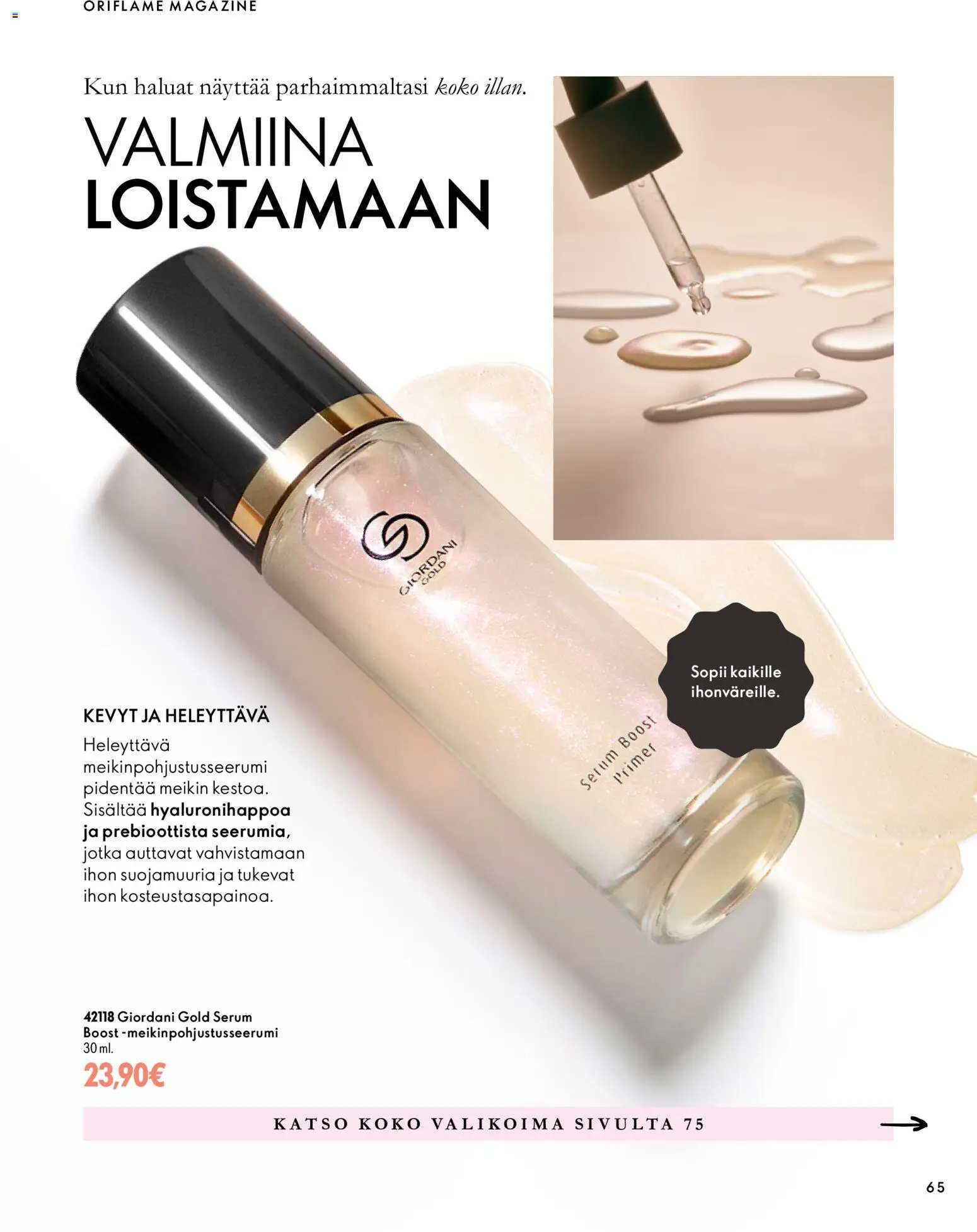 Oriflame tarjoukset – voimassa 18/11/2026 alkaen | Sivu: 65