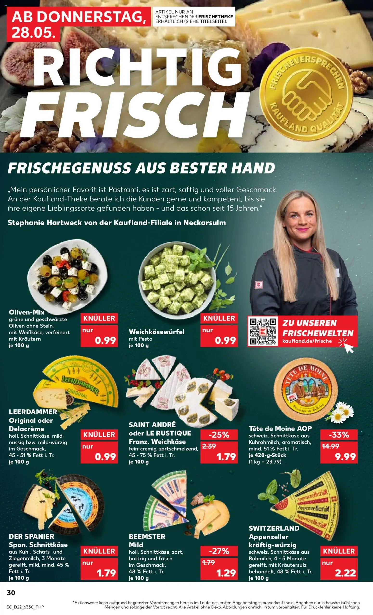 Kaufland Prospekt Kiel – gültig ab 28.05.2026 | Seite: 30 | Produkte: Leerdammer