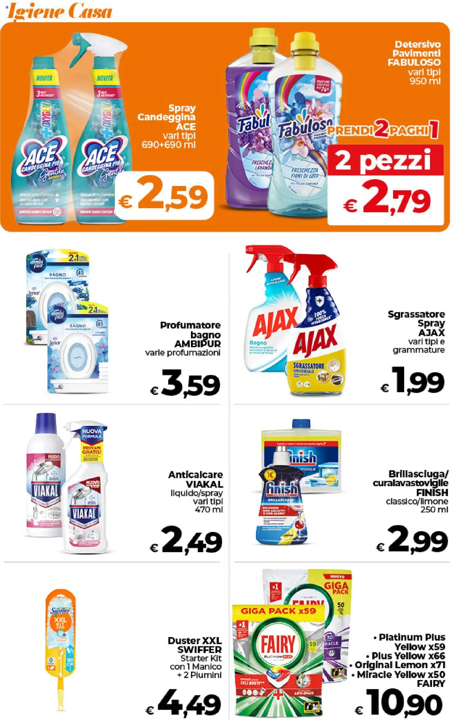 Volantino Ipercoop del 09.06.2026 | Pagina: 51 | Prodotti: Anticalcare, Sgrassatore, Lavanda, Bagno