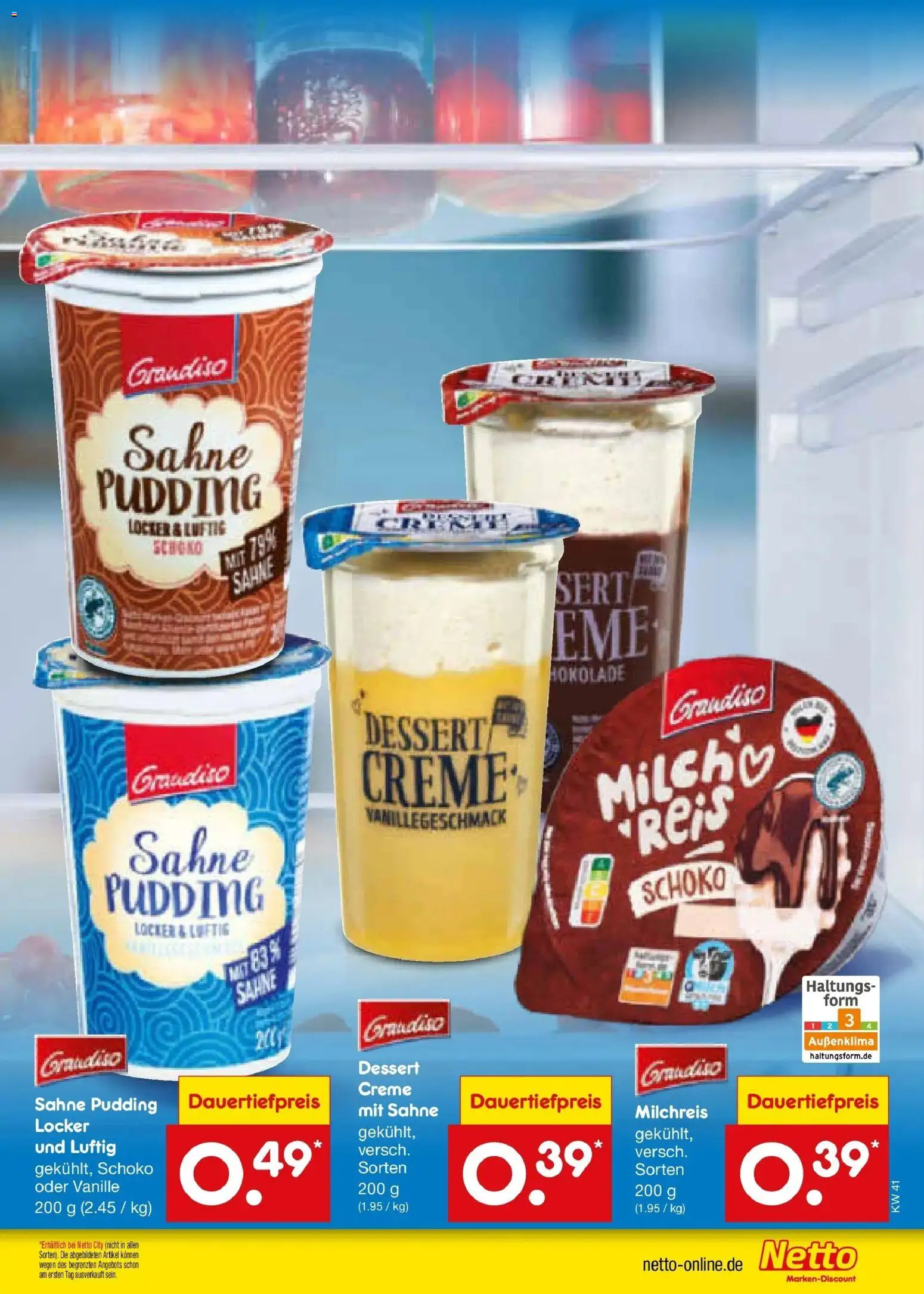 Netto Marken-Discount Prospekt Leipzig – gültig ab 05.10.2026 | Seite: 51 | Produkte: Pudding, Creme, Reis, Sahne