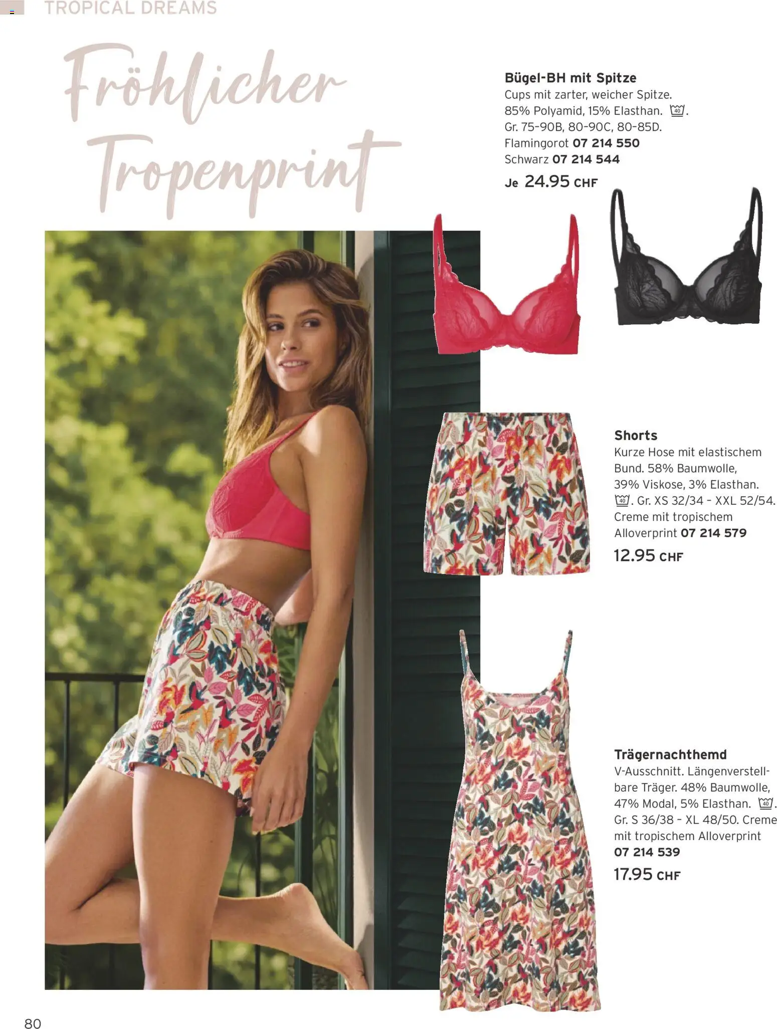 Tchibo aktionen – gültig ab 01.07.2026 | Seite: 80 | Produkte: Hose, Kurze hose, Creme
