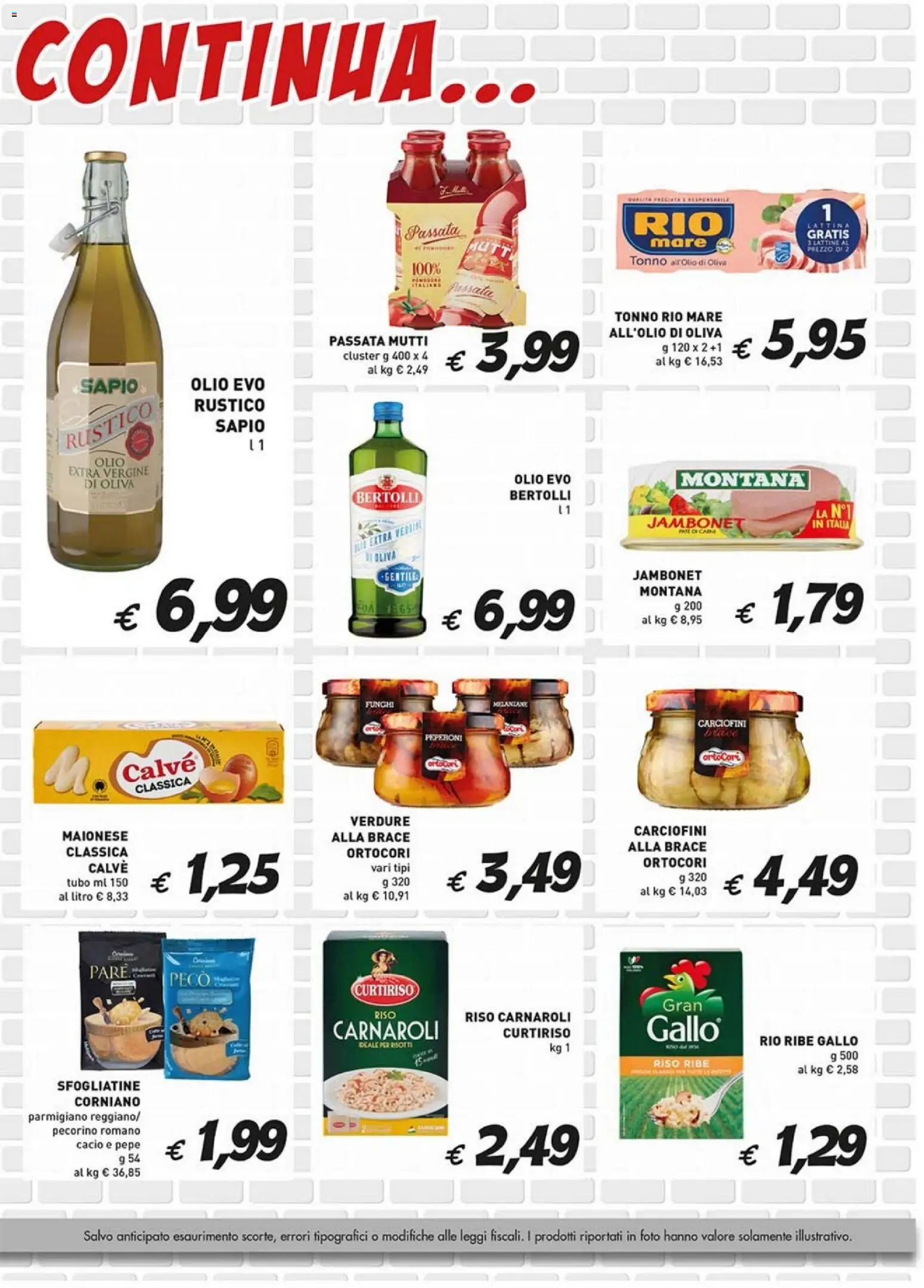 Volantino Coal del 02/07/2026 | Pagina: 3 | Prodotti: Riso, Mutti, Pecorino Romano, Pecorino