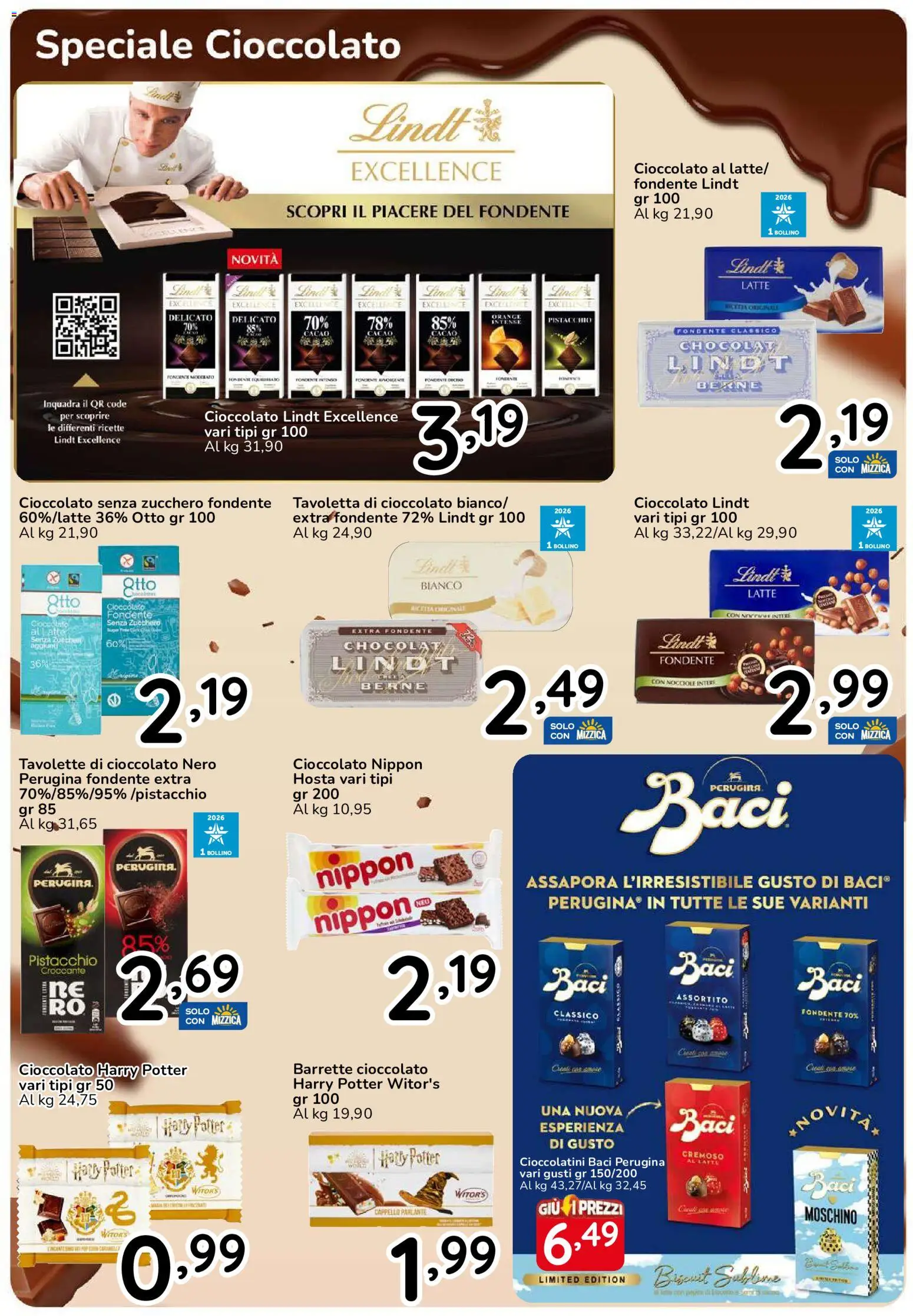 Volantino Famila del 15/10/2026 | Pagina: 26 | Prodotti: Pistacchio, Zucchero, Cappello, Cacao