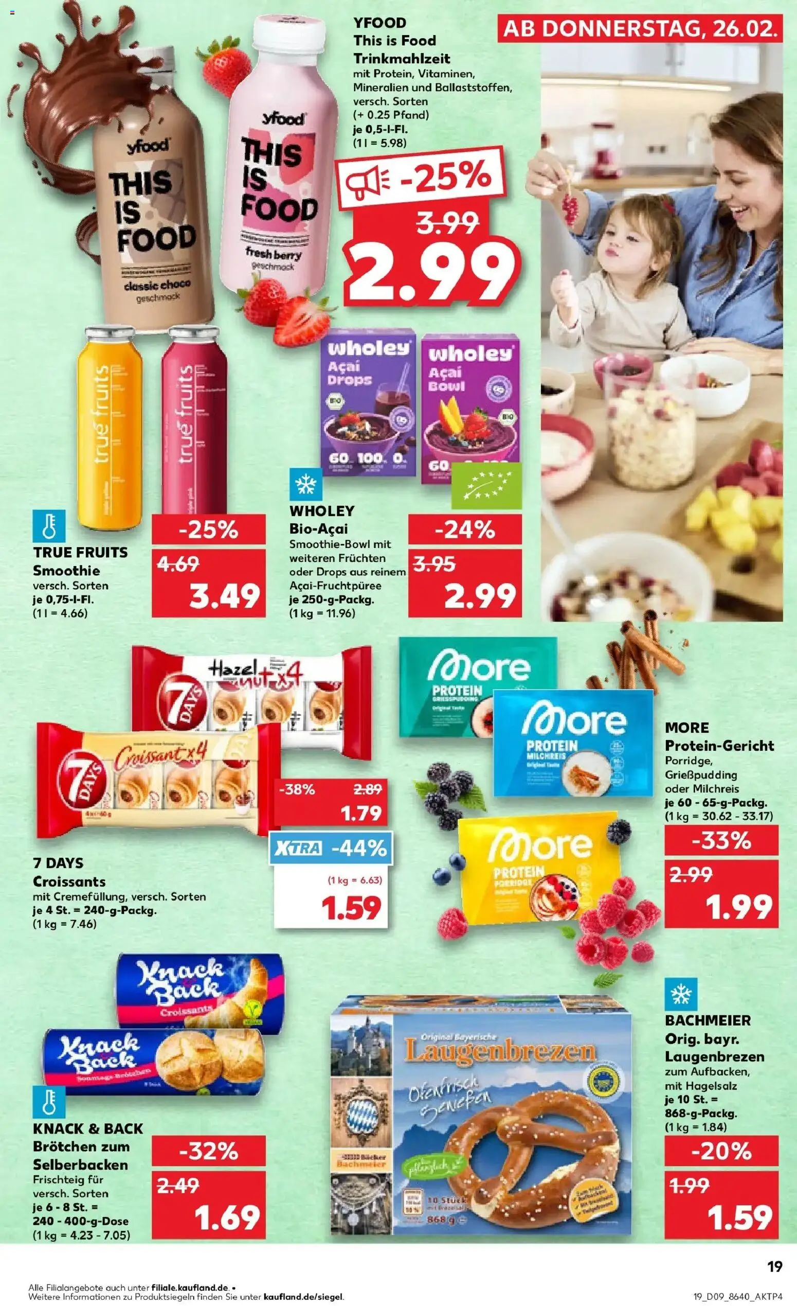 Kaufland prospekt Emmerich Am Rhein	 – gültig ab 26.02.2026 | Seite: 19 | Produkte: Croissant, YFood