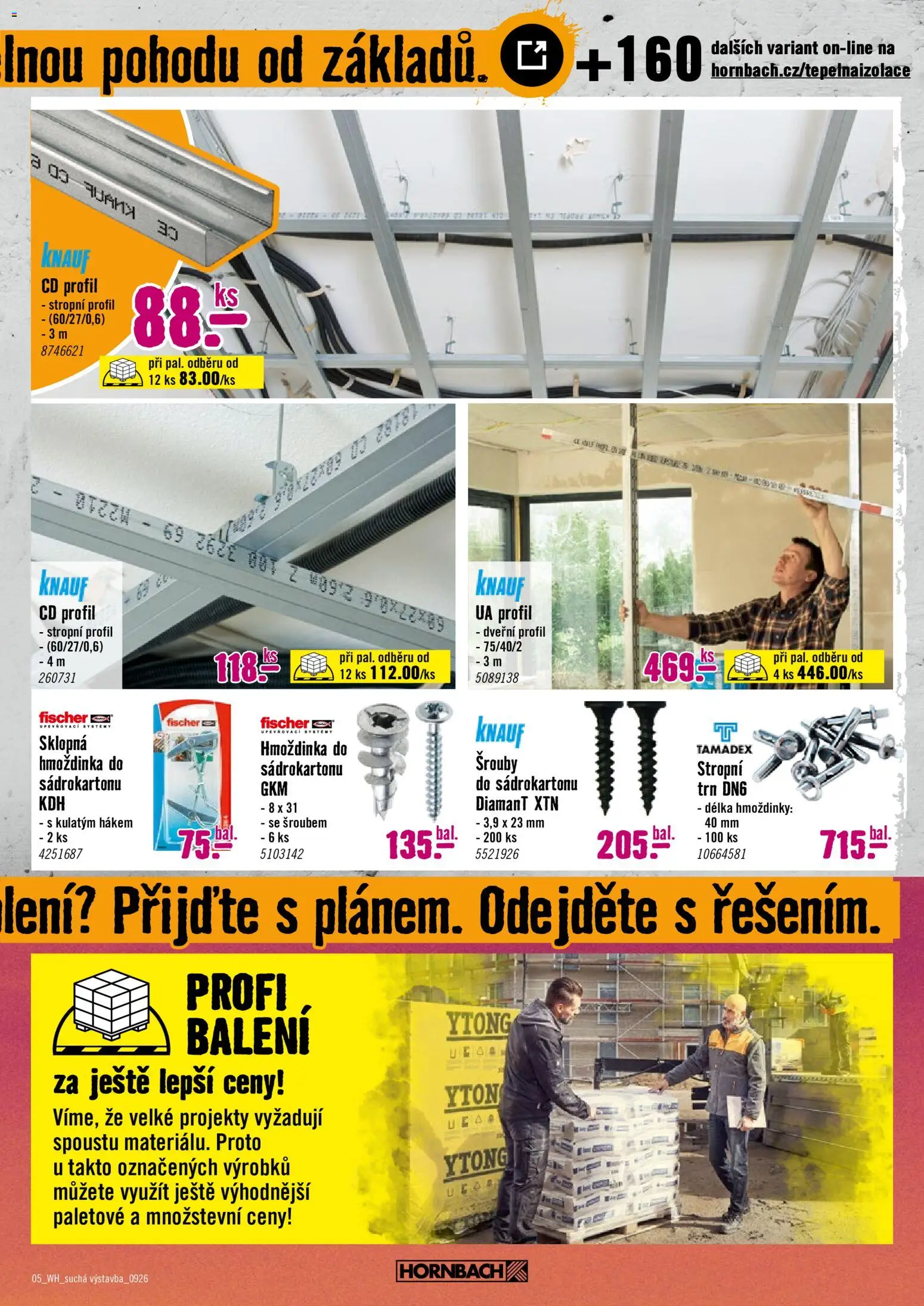 HORNBACH leták - Suchá výstavba od 23.09.2026 | Strana: 5 | Produkty: Cd