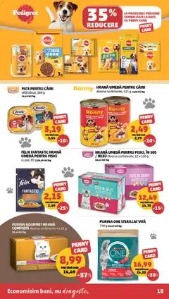 Ofertele PENNY valabile de la 08.07.2026 | Pagină: 18 | Produse: Hacıyatmaz Kedi Oyuncağı, Pate, Sos