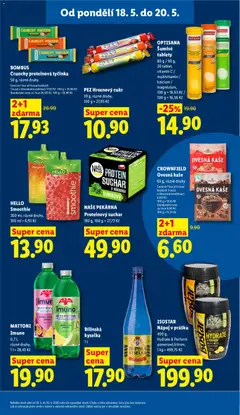 Náhled letáku NAŠE PEKÁRNA Proteinový suchar, 180 g, 100 g = 27,72 Kč od 18.05.2026 | Strana: 19