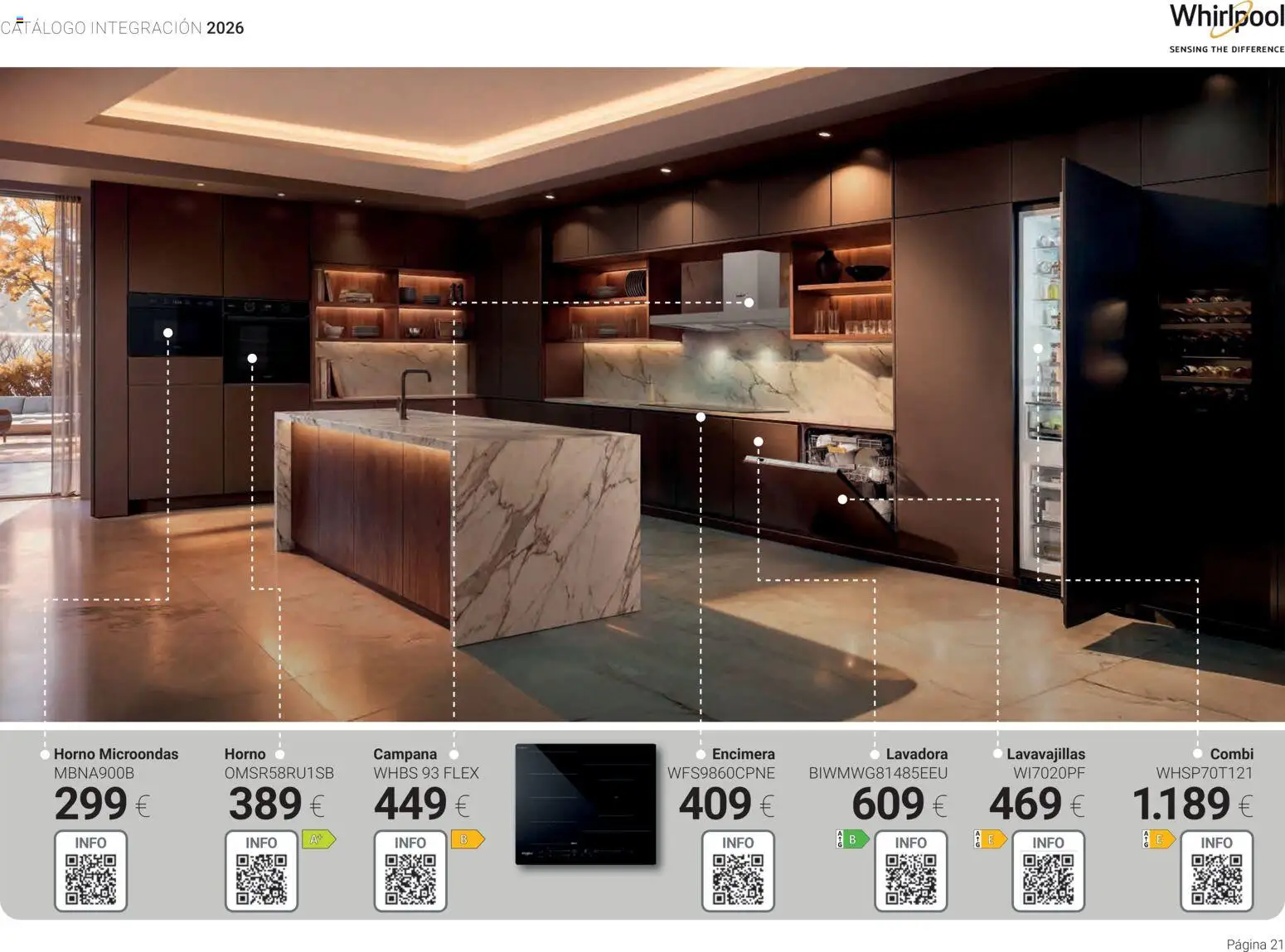 Milar folleto │ válido desde el 01.04.2026 | Página: 21 | Productos: Horno, Horno microondas, Lavavajillas, Combi
