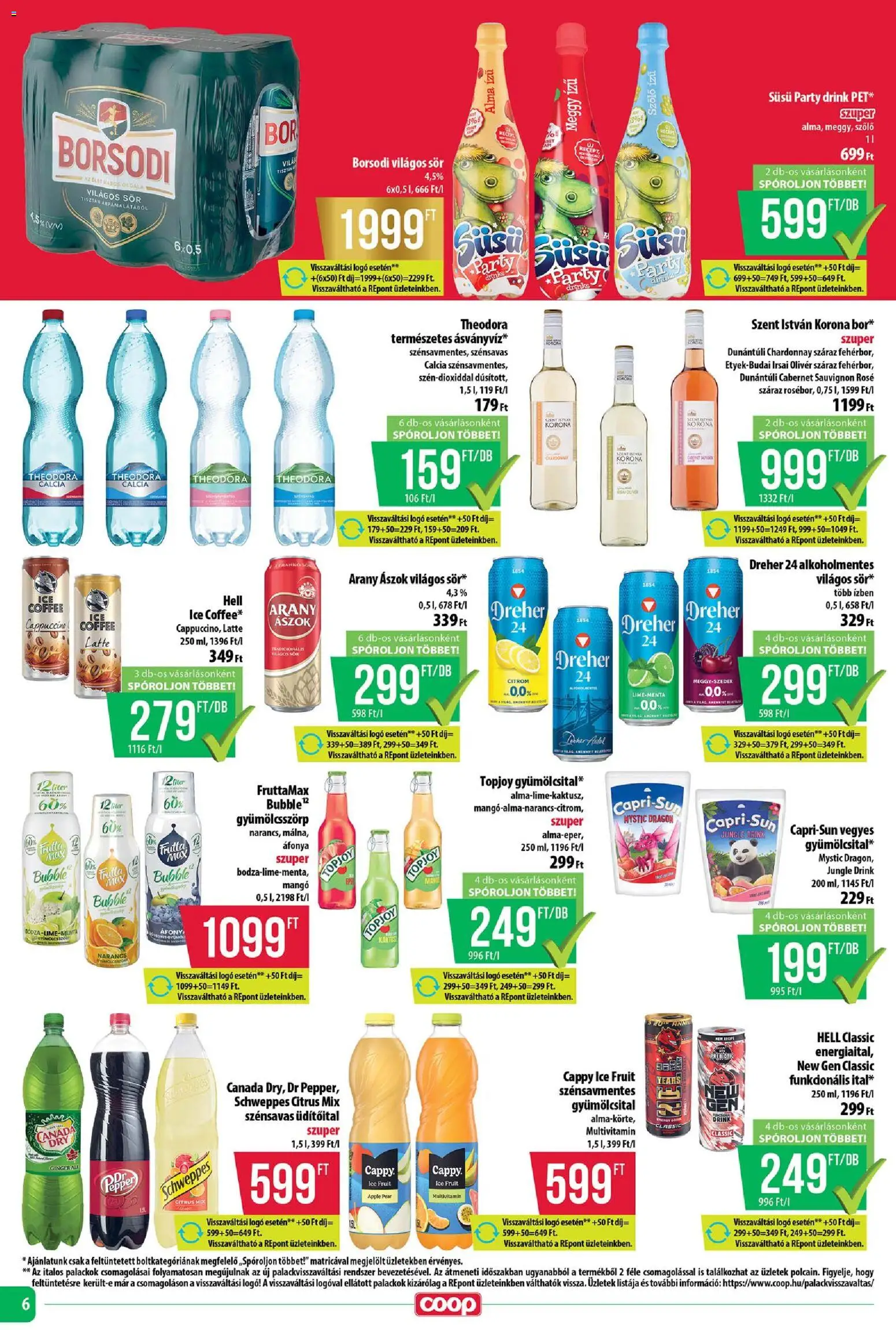 COOP akciós ujság - amely érvényes a következő dátumtól: 21.05.2026 | Oldal: 6