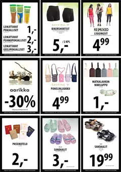 Tuuri-mainoslehti voimassa 16/09/2026 alkaen | Sivu: 20 | Tuotteet: Leggingsit, Sandaalit