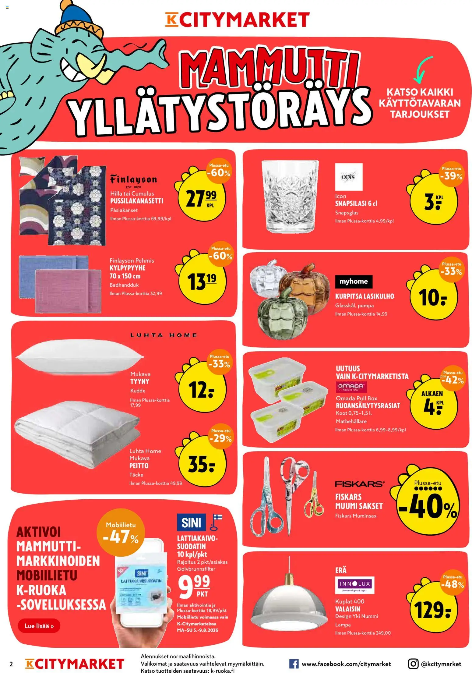K-Citymarket tarjoukset – voimassa 06/08/2026 alkaen | Sivu: 2