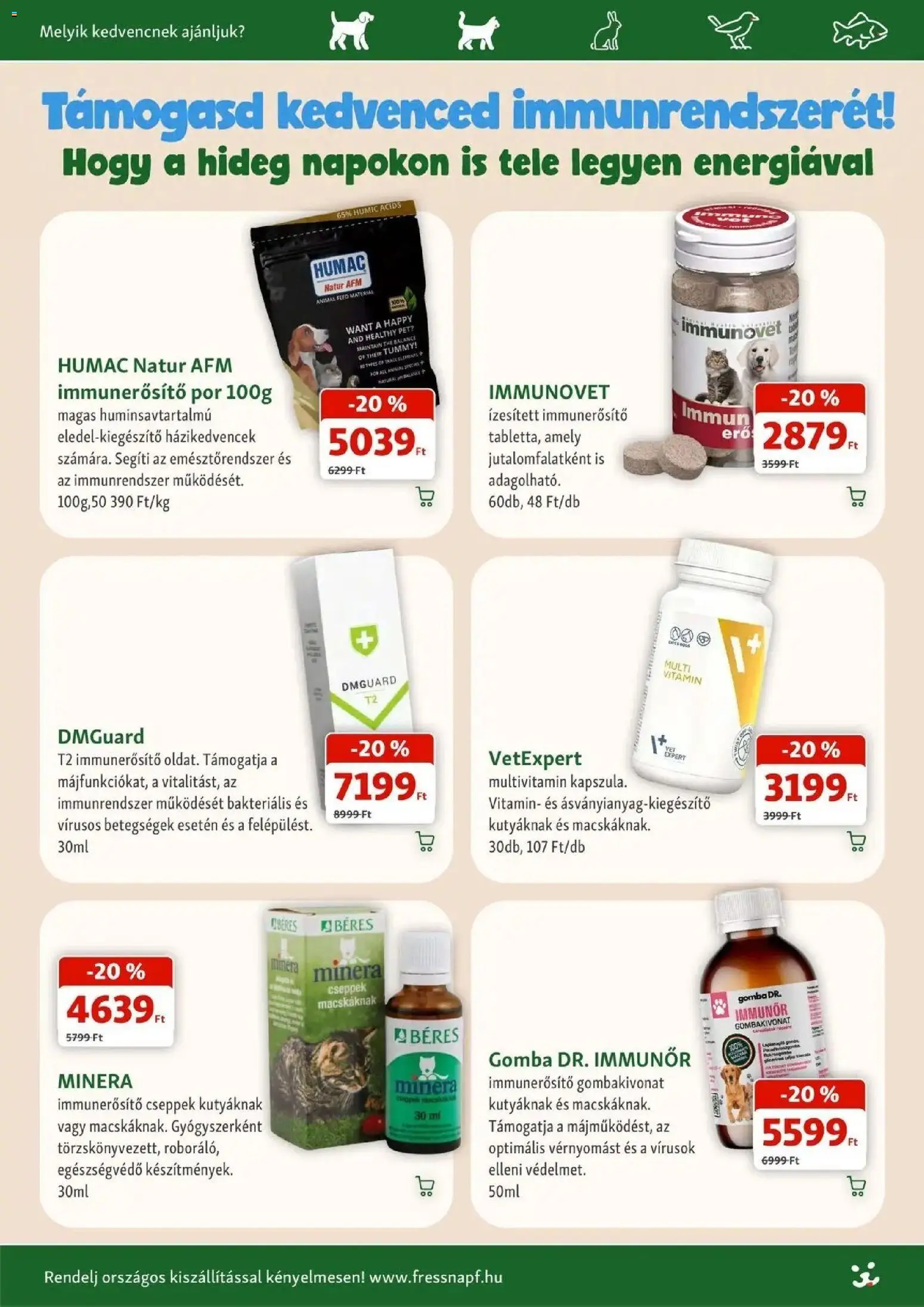 Fressnapf aktuális akciós újság - 2026.10.08. -tól/töl > akció, lapozható szórólap 🛍️ | Oldal: 11 | Termékek: Ízesített, Gomba, Multivitamin, Béres