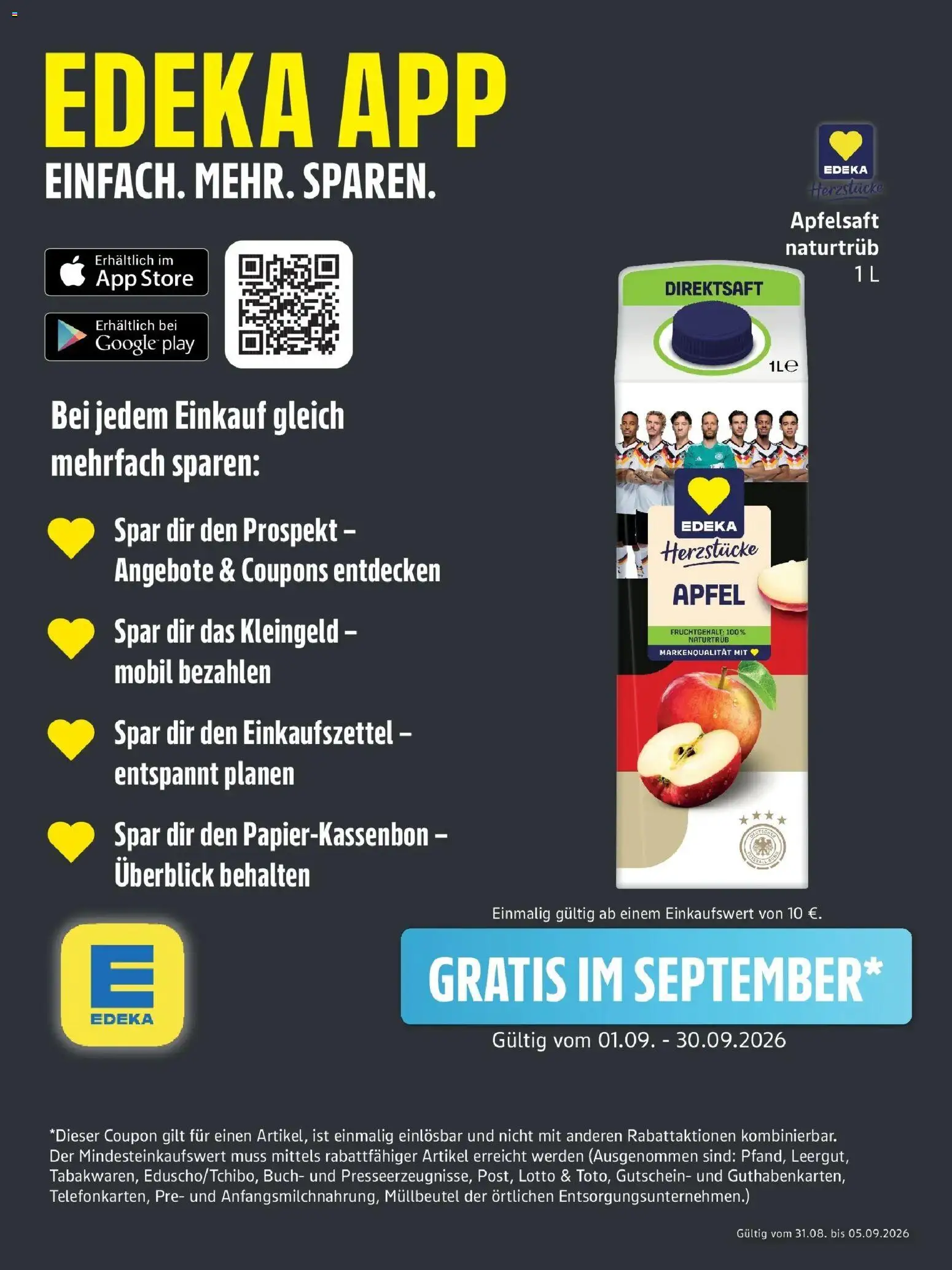 Edeka Prospekt Stralsund (ab 31.08.2026) » Angebote Online | Seite: 2 | Produkte: Äpfel, Apfelsaft
