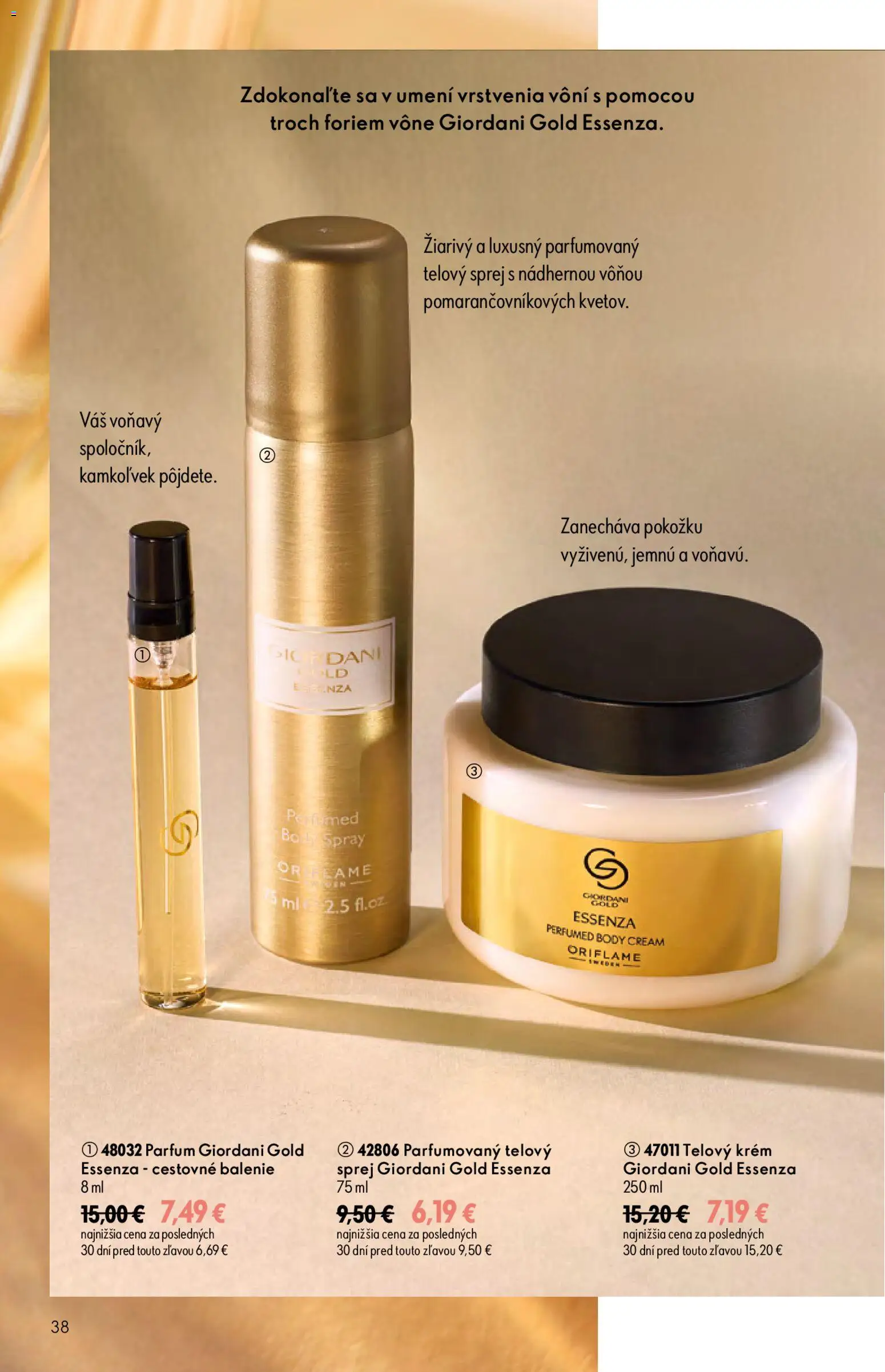 Nové Oriflame akcie – leták je platný od 19.08.2026 | Strana: 38