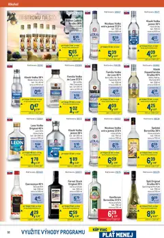 Metro leták platný od 15.07.2026 | Strana: 32 | Produkty: Stôl, Koniferum, Fernet, Nicolaus vodka