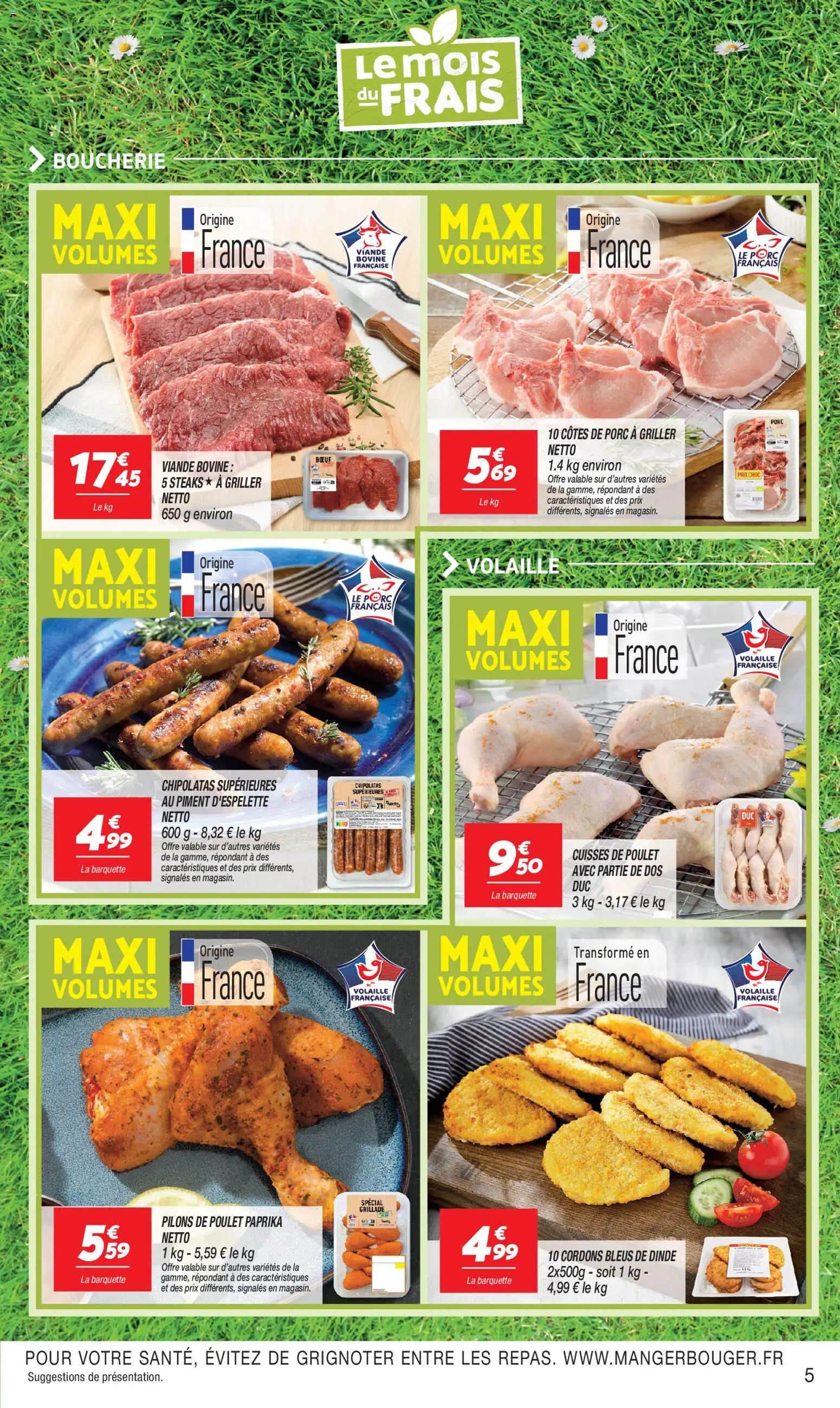 {H1} | Page: 5 | Produits: Cuisses de poulet, Piment d'espelette, Piment, Viande