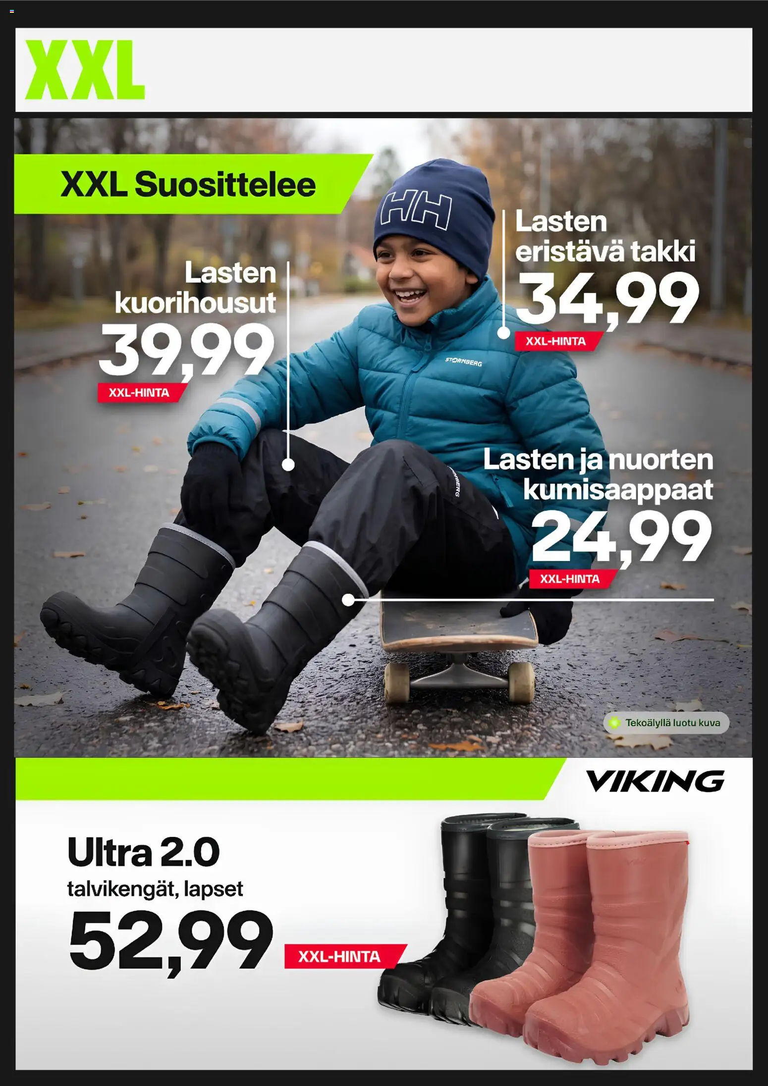 XXL tarjoukset – voimassa 28/09/2026 alkaen | Sivu: 4 | Tuotteet: Takki, Kumisaappaat