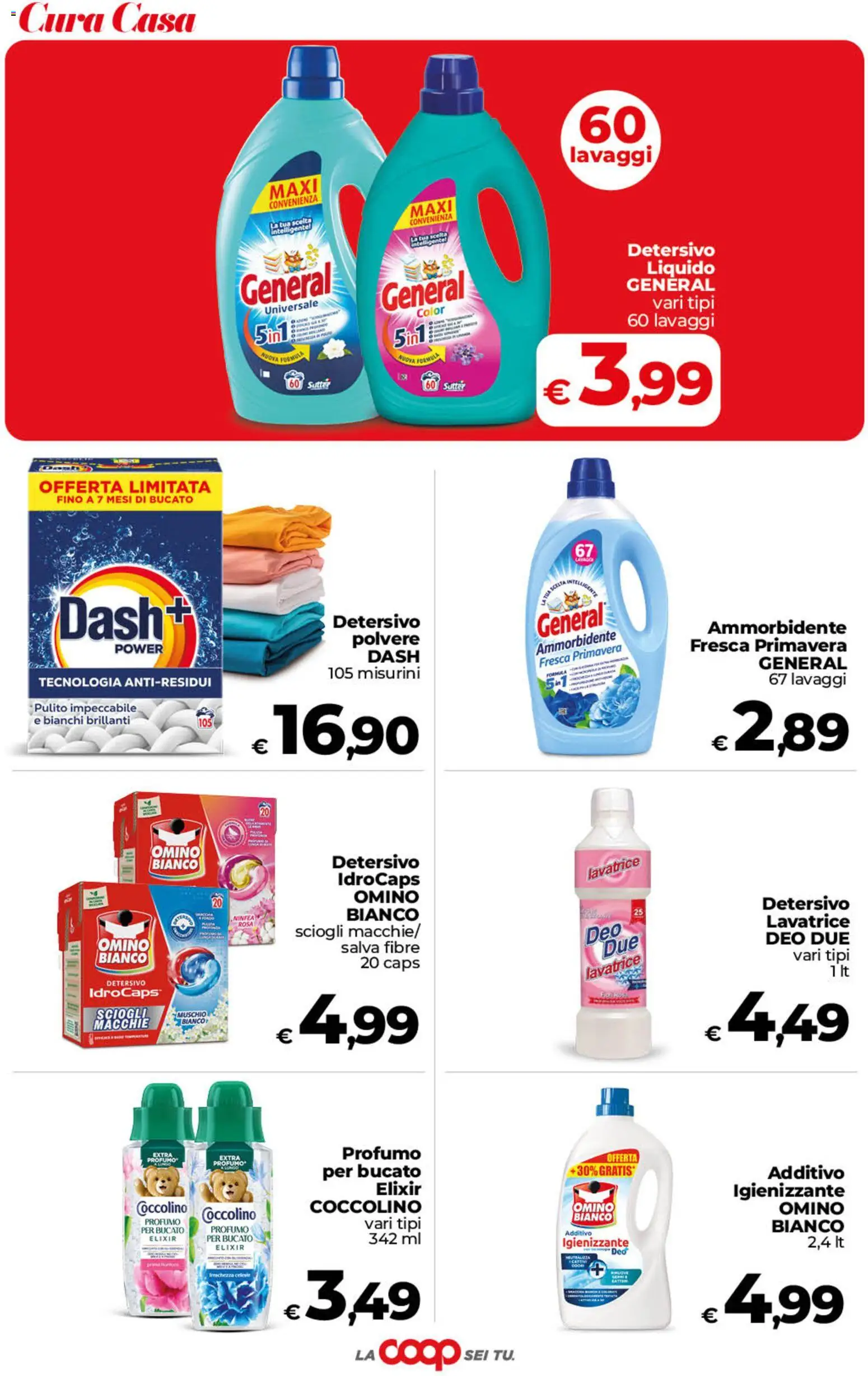 Volantino COOP del 22/09/2026 | Pagina: 36 | Prodotti: Ammorbidente, Lavatrice, Profumo
