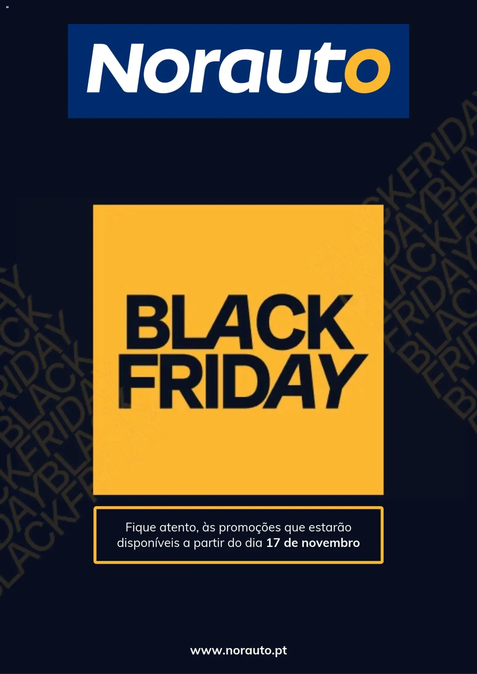 Norauto Black Friday aviso │ válido de 28/10/2026 | Página: 1