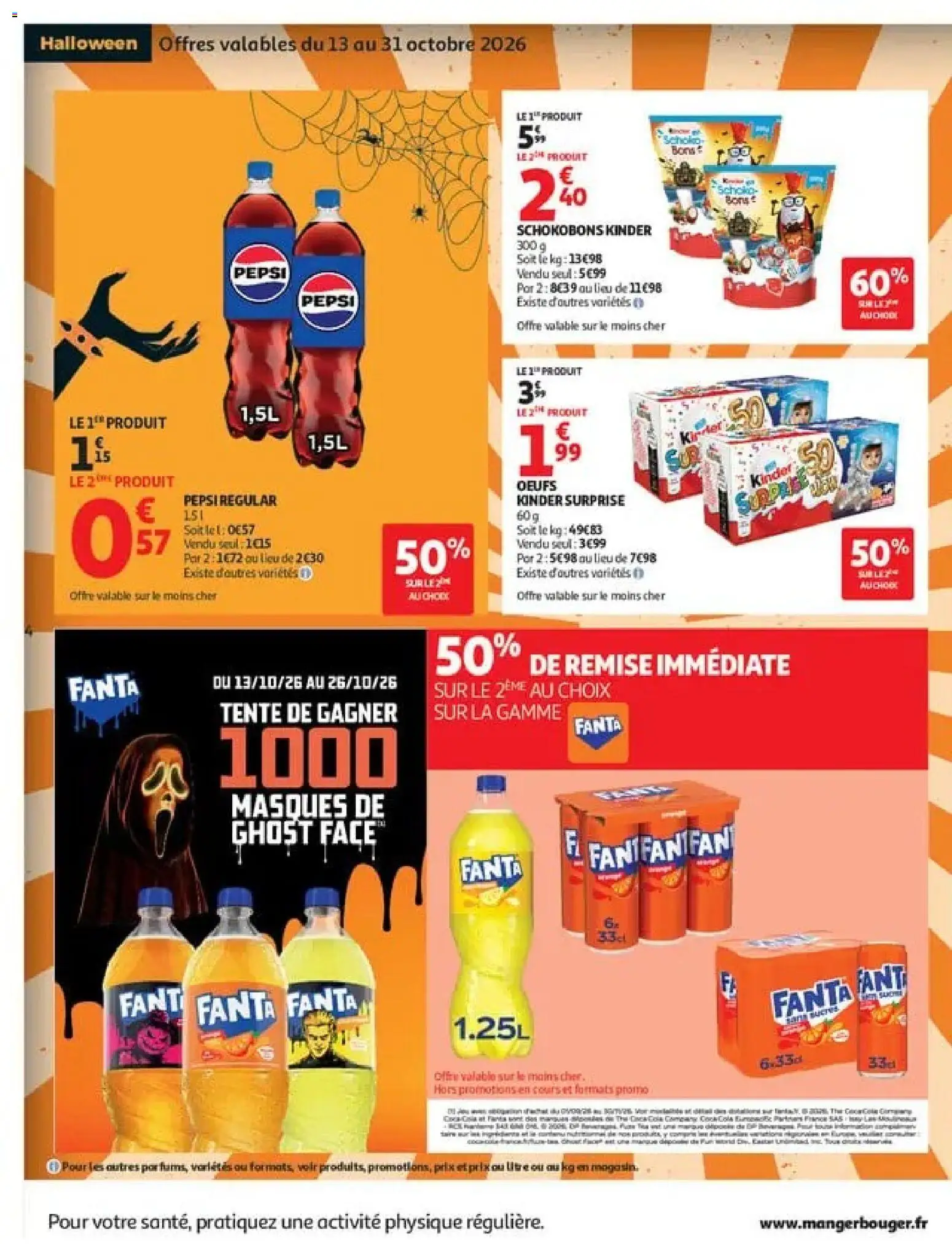 {H1} | Pagina: 4 | Producten: Pepsi, Fanta, Kinder, La
