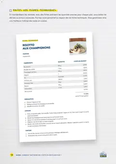 METRO - Prévisualisation de METRO - Comment maîtriser ses coûts en restauration valide à partir de 01.01.2026 | Page: 18 | Produits: Huile D'olive, Parmesan, Poivre, Beurre