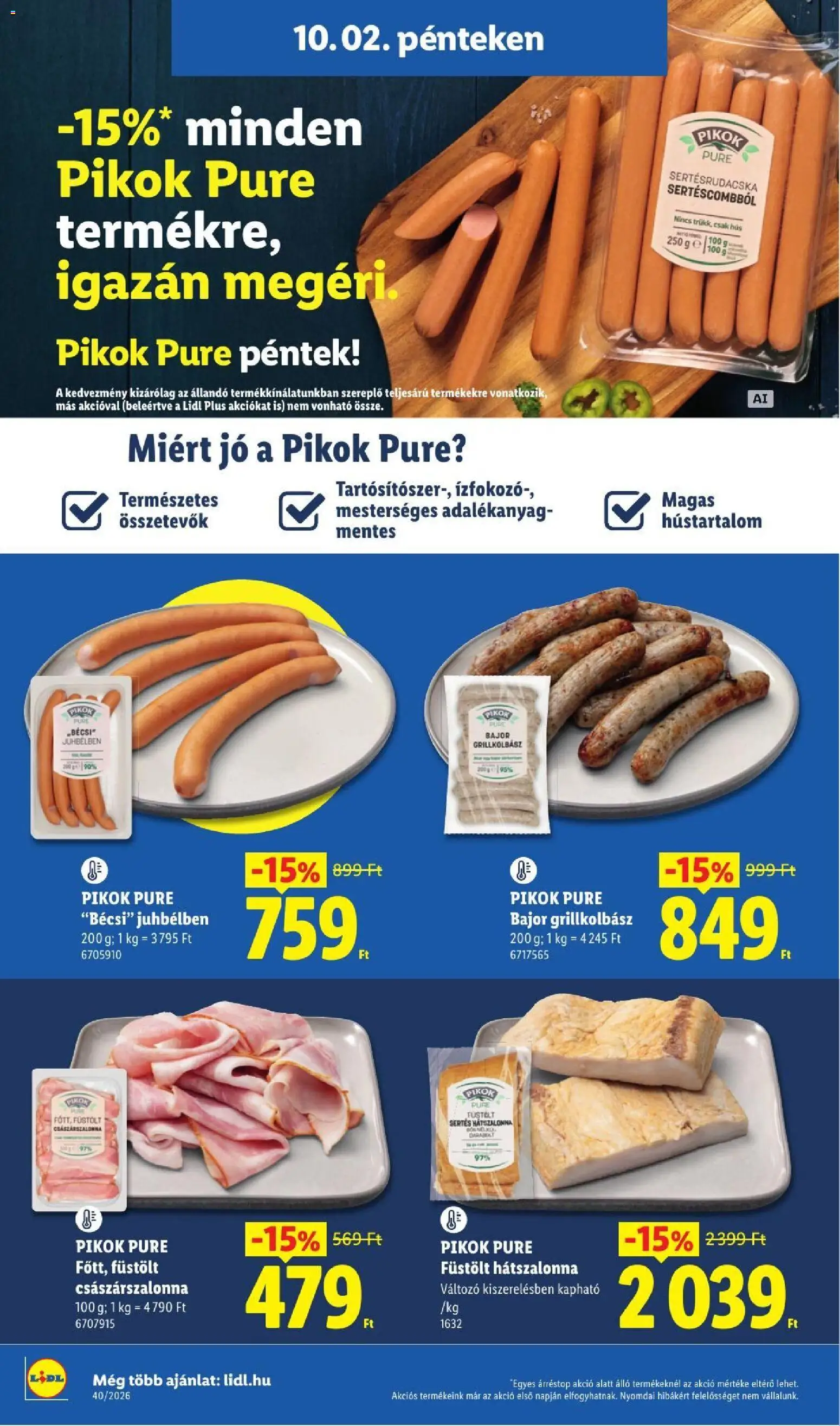 Lidl akciós ujság - amely érvényes a következő dátumtól: 2026.10.01. | Oldal: 50