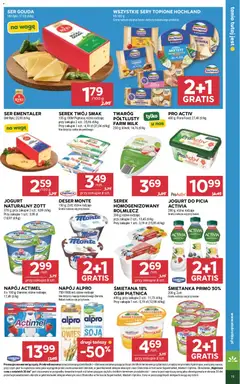 Pogląd oferty "Stokrotka gazetka" - ważna od 18.06.2026 | Strona: 19 | Produkty: Alpro, Sery, Śmietana, Twaróg