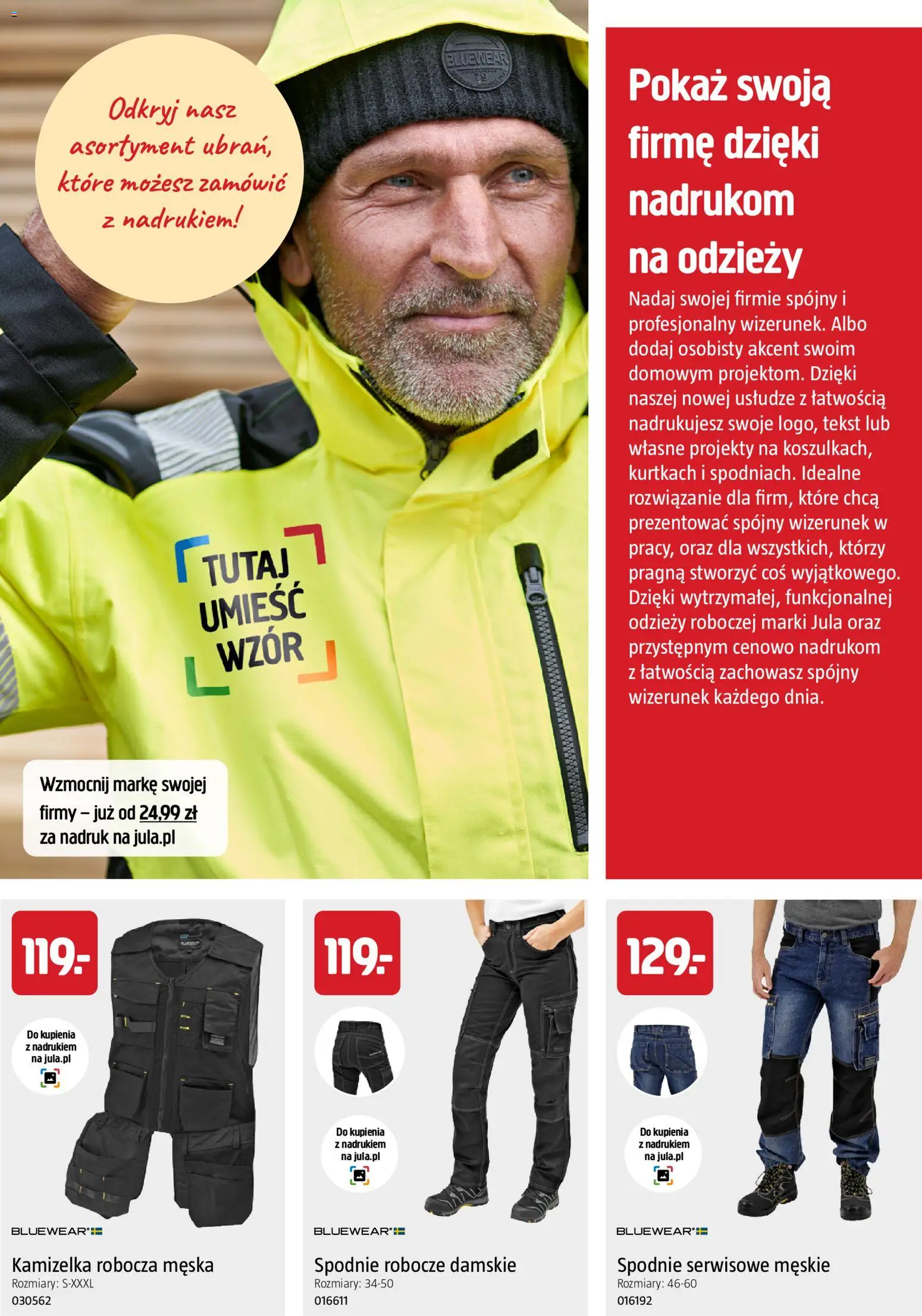 Jula gazetka - Rozpocznij jesienne majsterkowanie od 10.09.2026 | Strona: 43 | Produkty: Kamizelka, Spodnie, Spodnie robocze