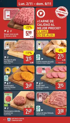 Vista previa Hamburguesa reducida en grasa eco, Reduced fat organic burger válido desde el 02/11/2026 | Página: 6