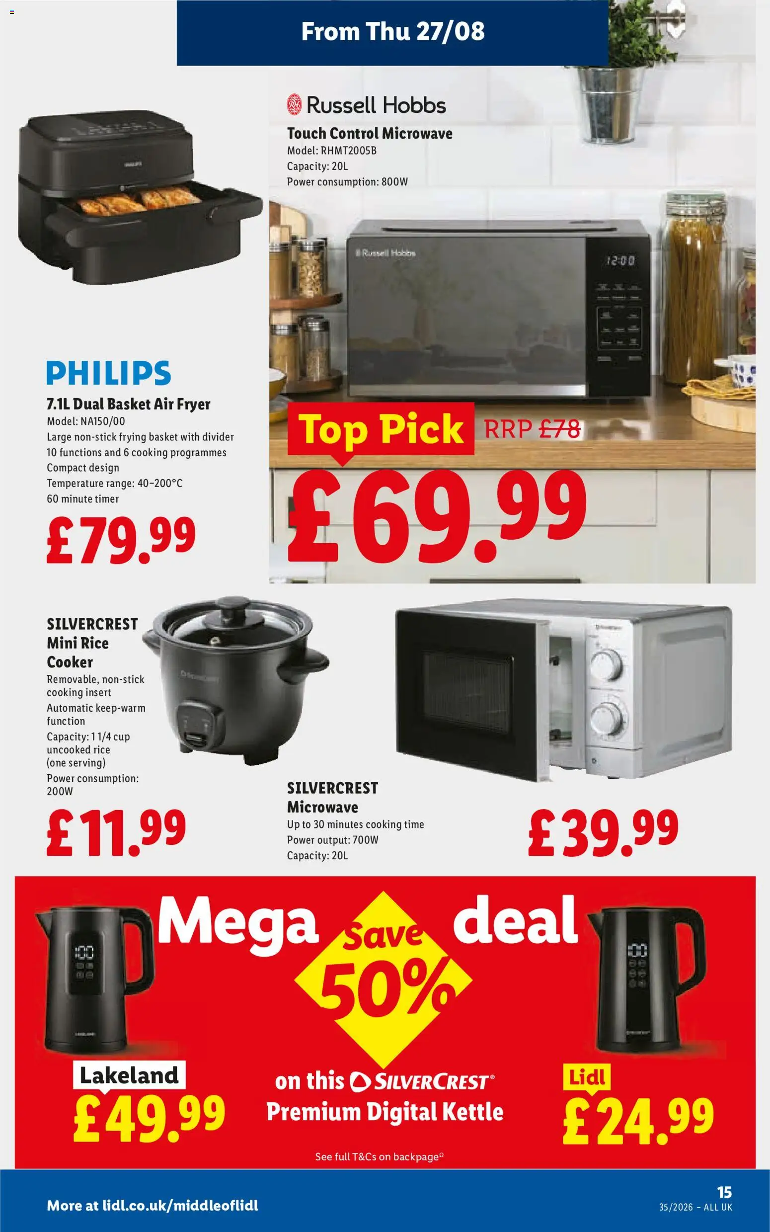 {H1} | Page: 17 | Products: Air fryer, Microwave, Rice cooker, Cooker