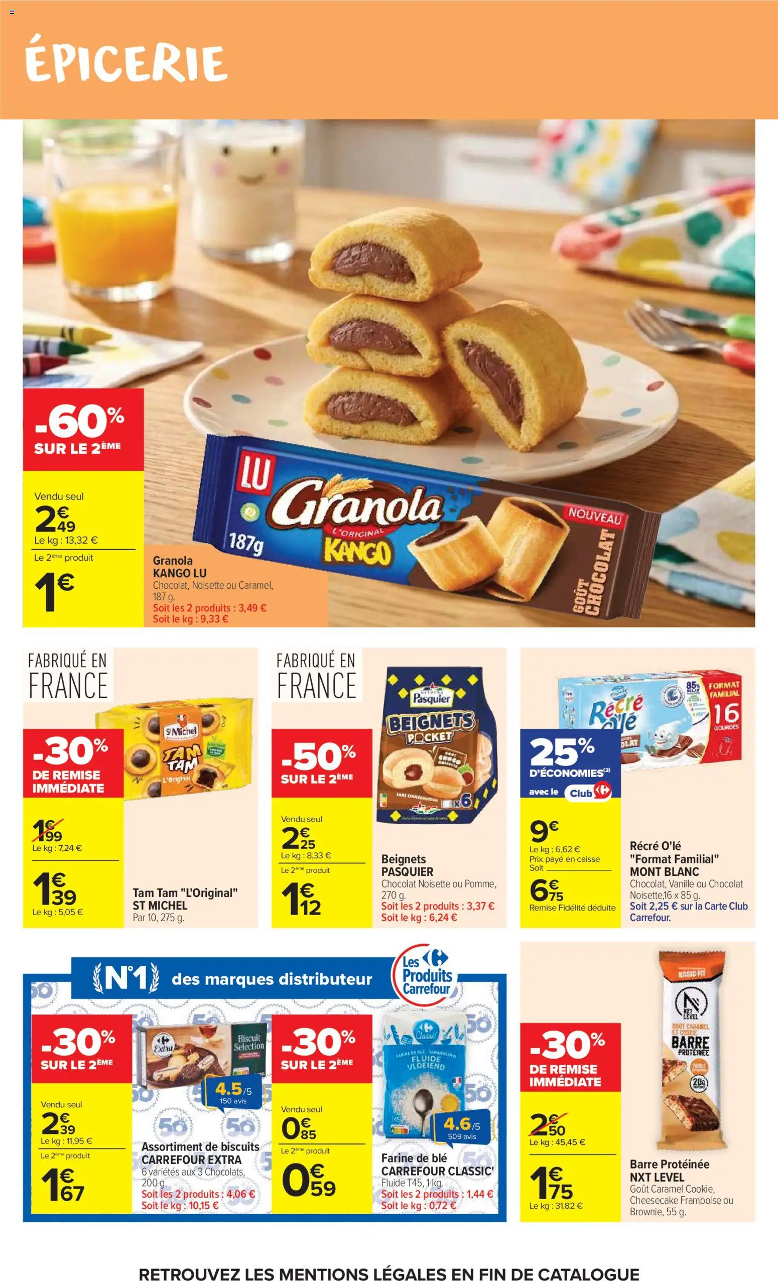 {H1} | Page: 35 | Produits: Farine de ble, Framboise, Noisette, Biscuits