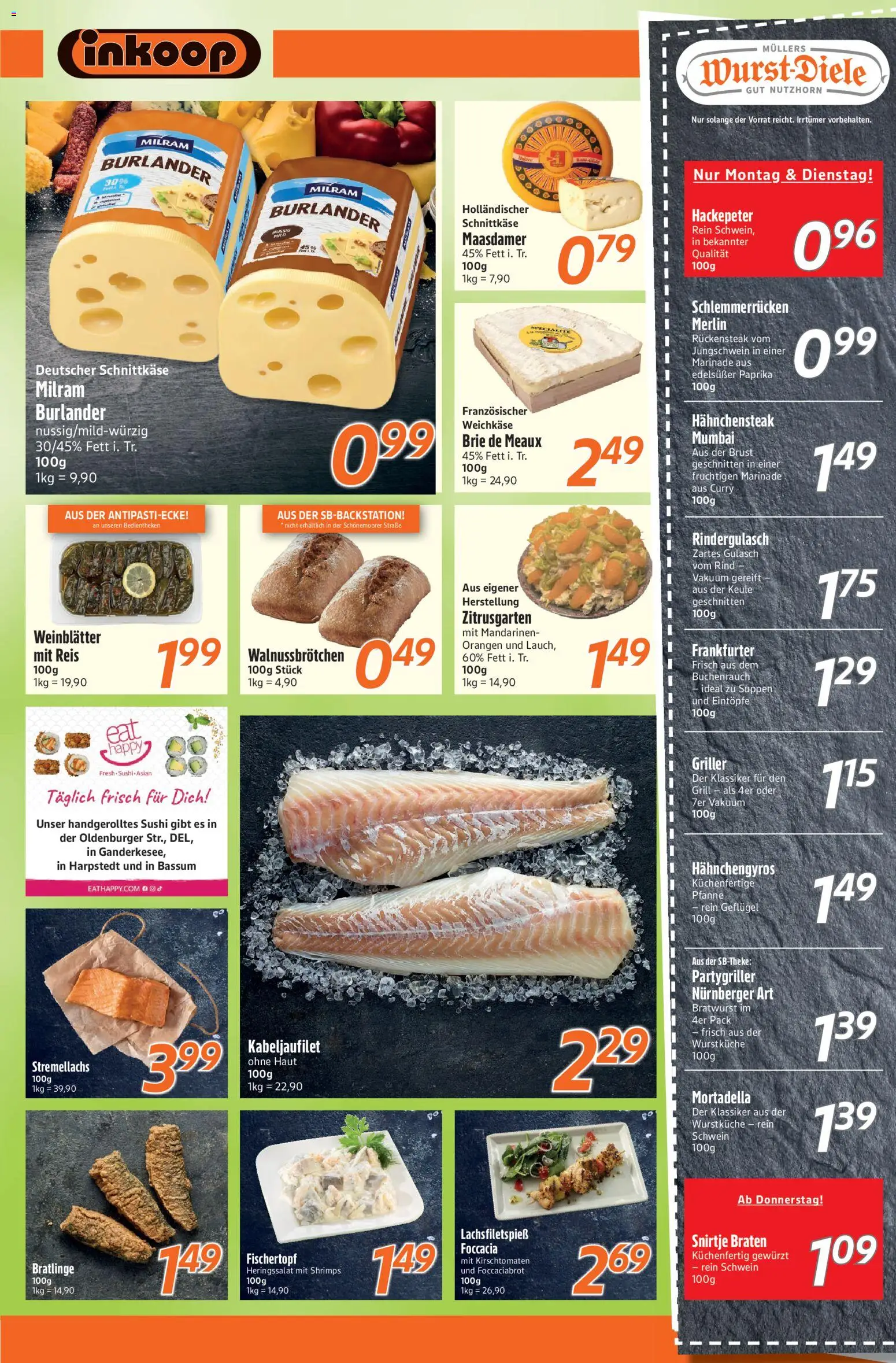 Inkoop Prospekt – gültig ab 07.09.2026 | Seite: 3 | Produkte: Paprika, Milram, Kirschtomaten, Griller
