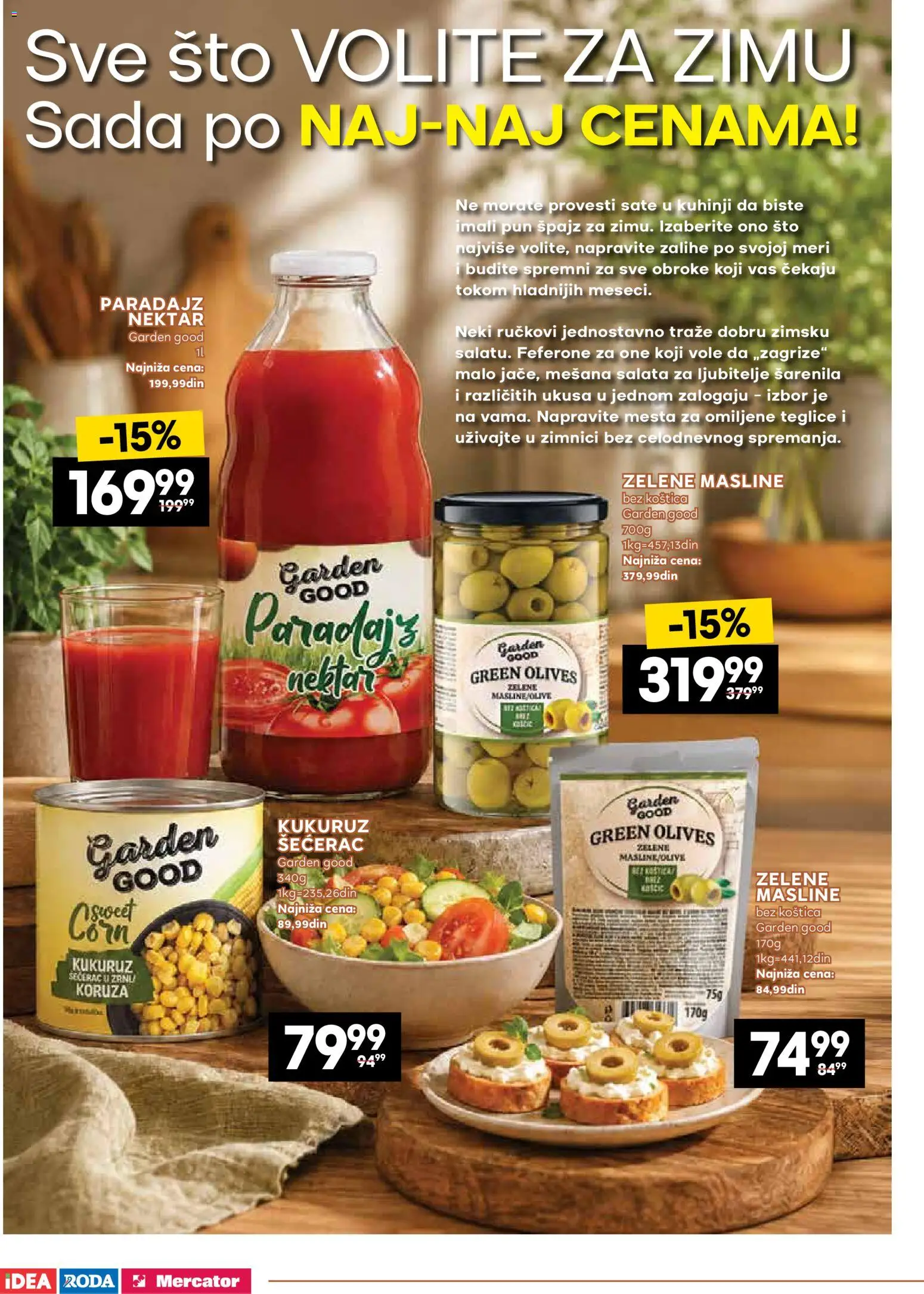 Mercator katalog - važi od 14.09.2026 | Strana: 6 | Proizvode: Salata, Sto, Nektar, Kukuruz šećerac