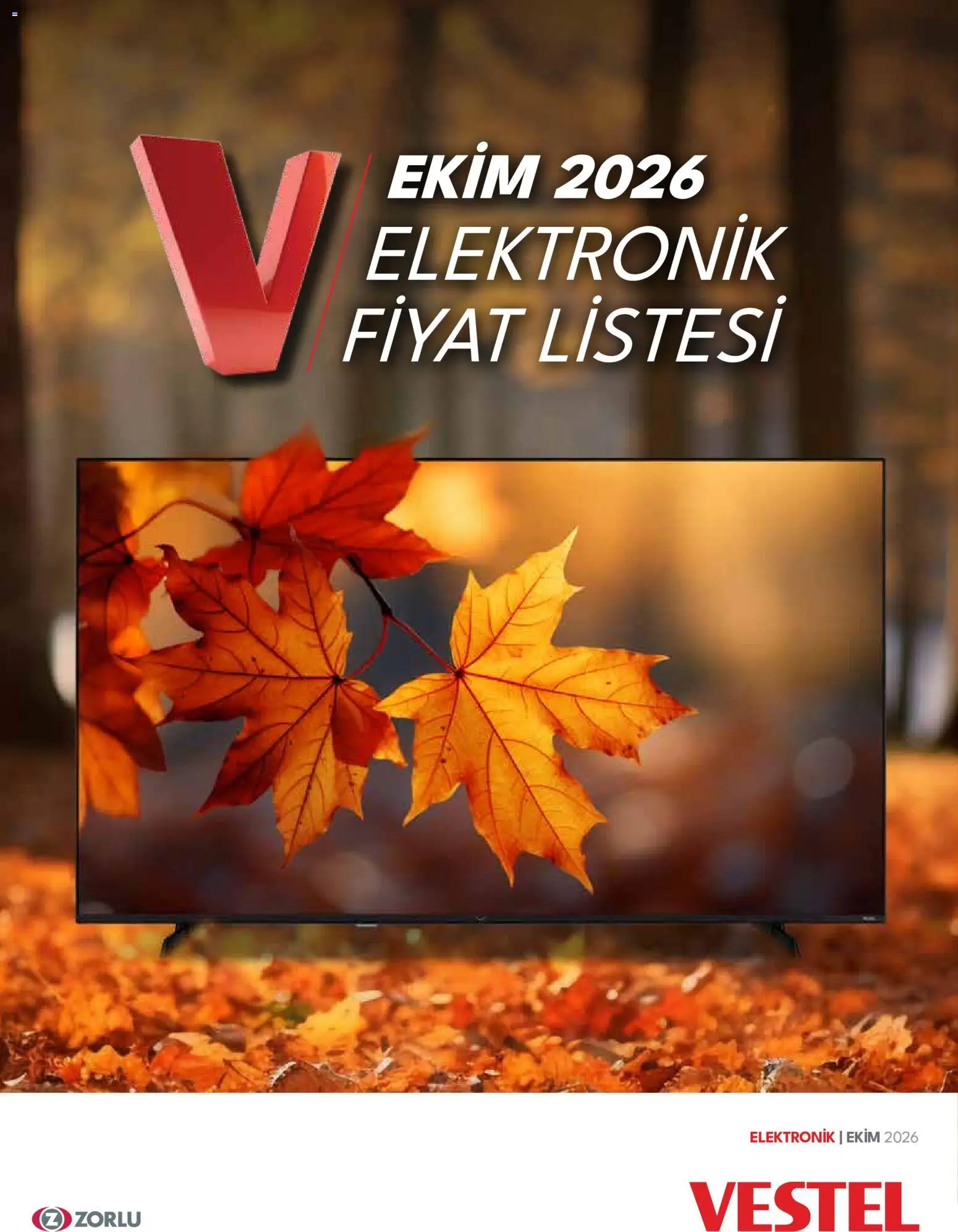 Vestel - Tüketici Elektroniği - 01 Ekim 2026 tarihinden itibaren geçerlidir | Sayfa: 1