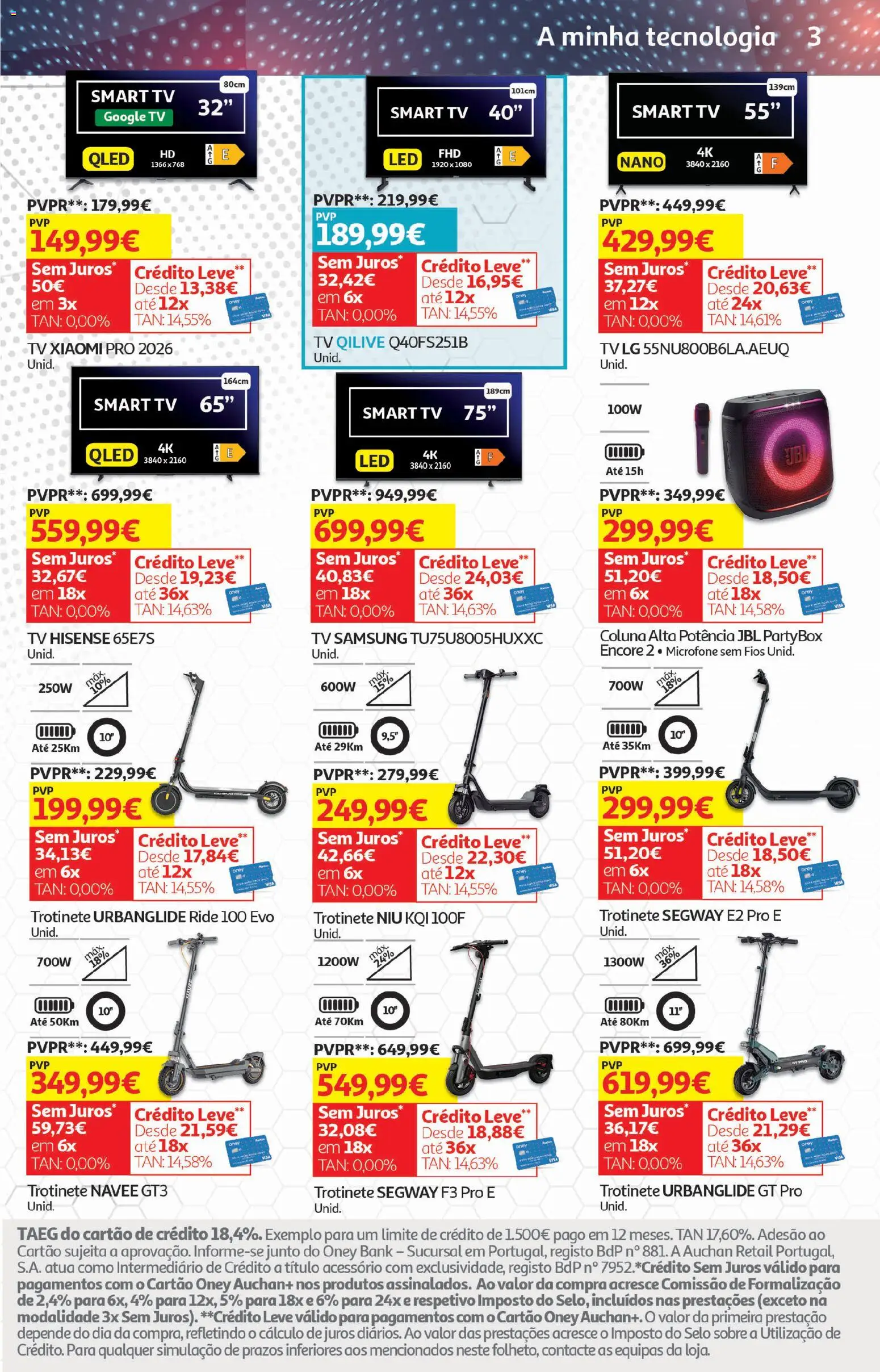 Auchan - Festa de Verão │ válido de 05/08/2026 | Página: 30 | Produtos: Trotinete