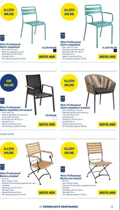 Makro folder - Terras & BBQ - Voorbeeld van een folder van Makro, geldig van 15-04-2026 | Pagina: 14 | Producten: Gewicht, Kussen