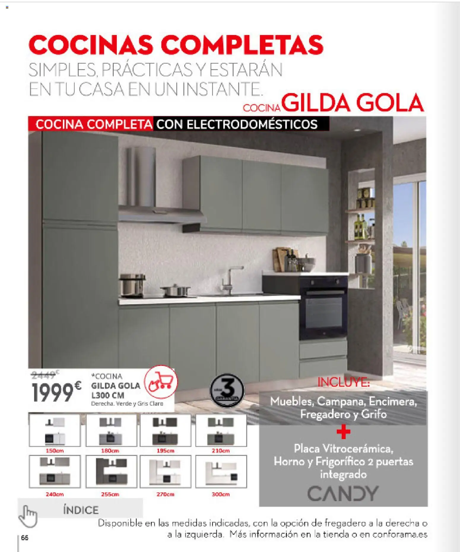 Conforama folleto │ válido desde el 16.04.2026 | Página: 66 | Productos: Fregadero, Horno, Cocina
