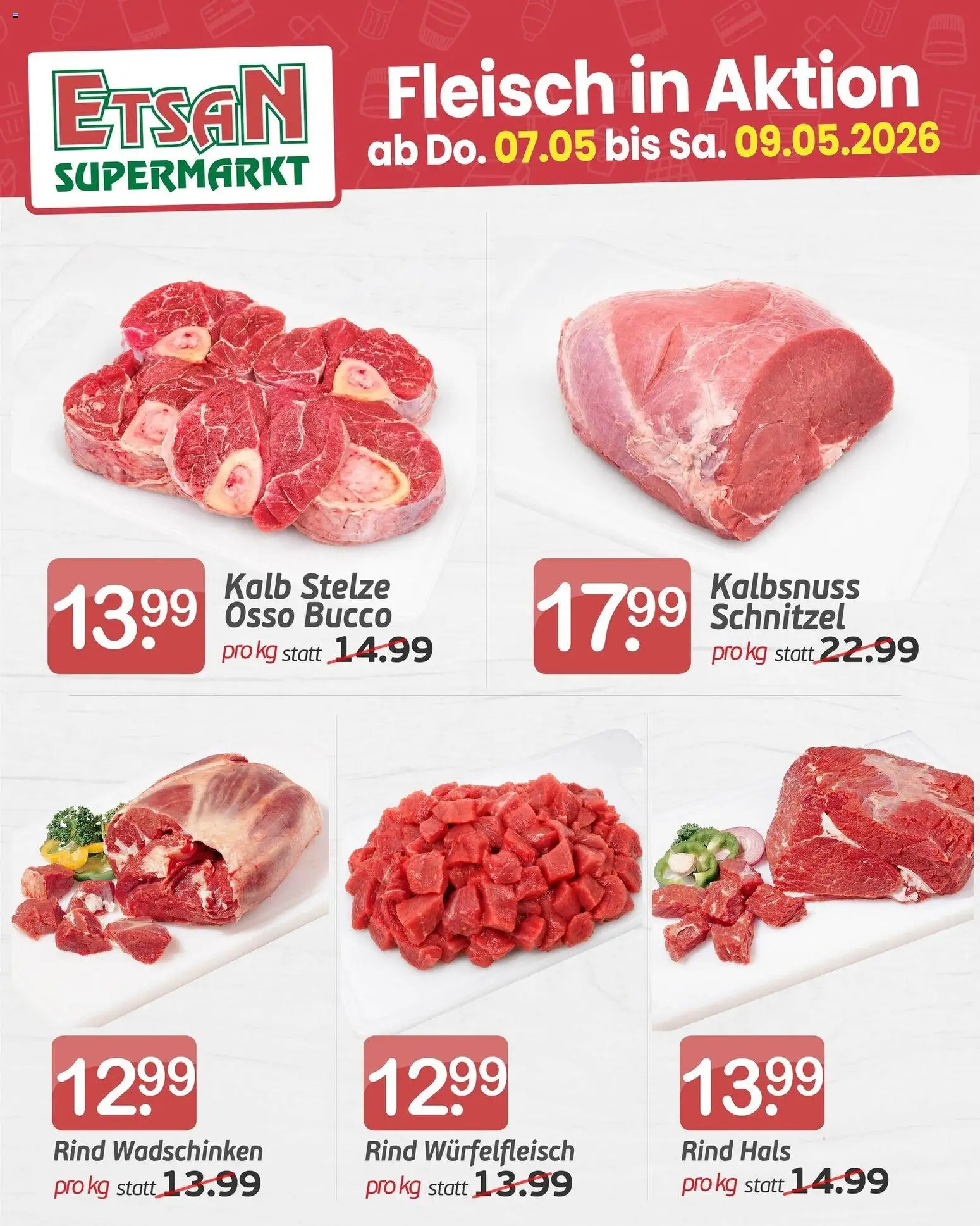 ETSAN Fleisch in Aktion gültig ab 07.05.2026 | Seite: 1