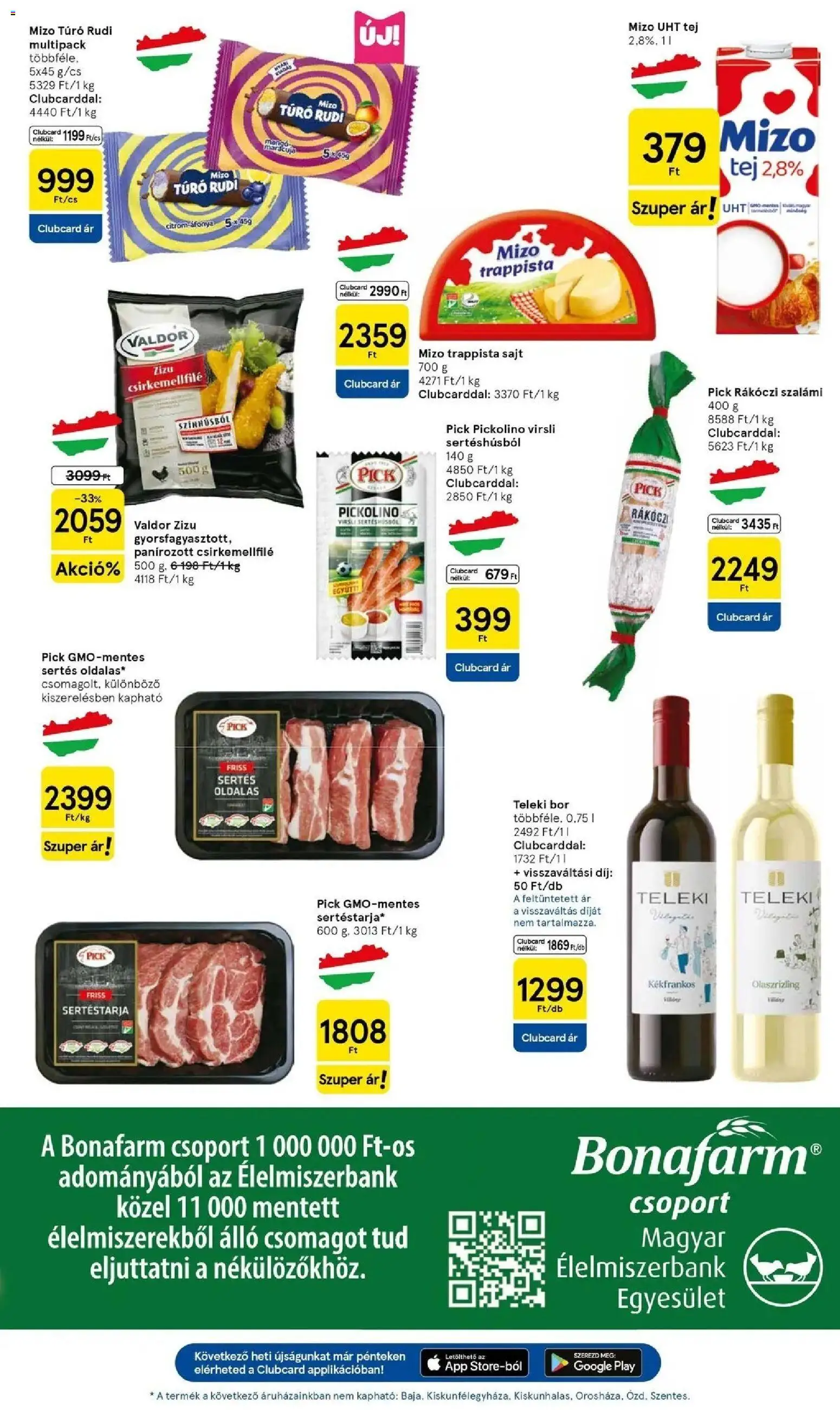 Tesco akciós ujság - amely érvényes a következő dátumtól: 10.06.2026 | Oldal: 19 | Termékek: Virsli, Pick, Szalámi, Citrom