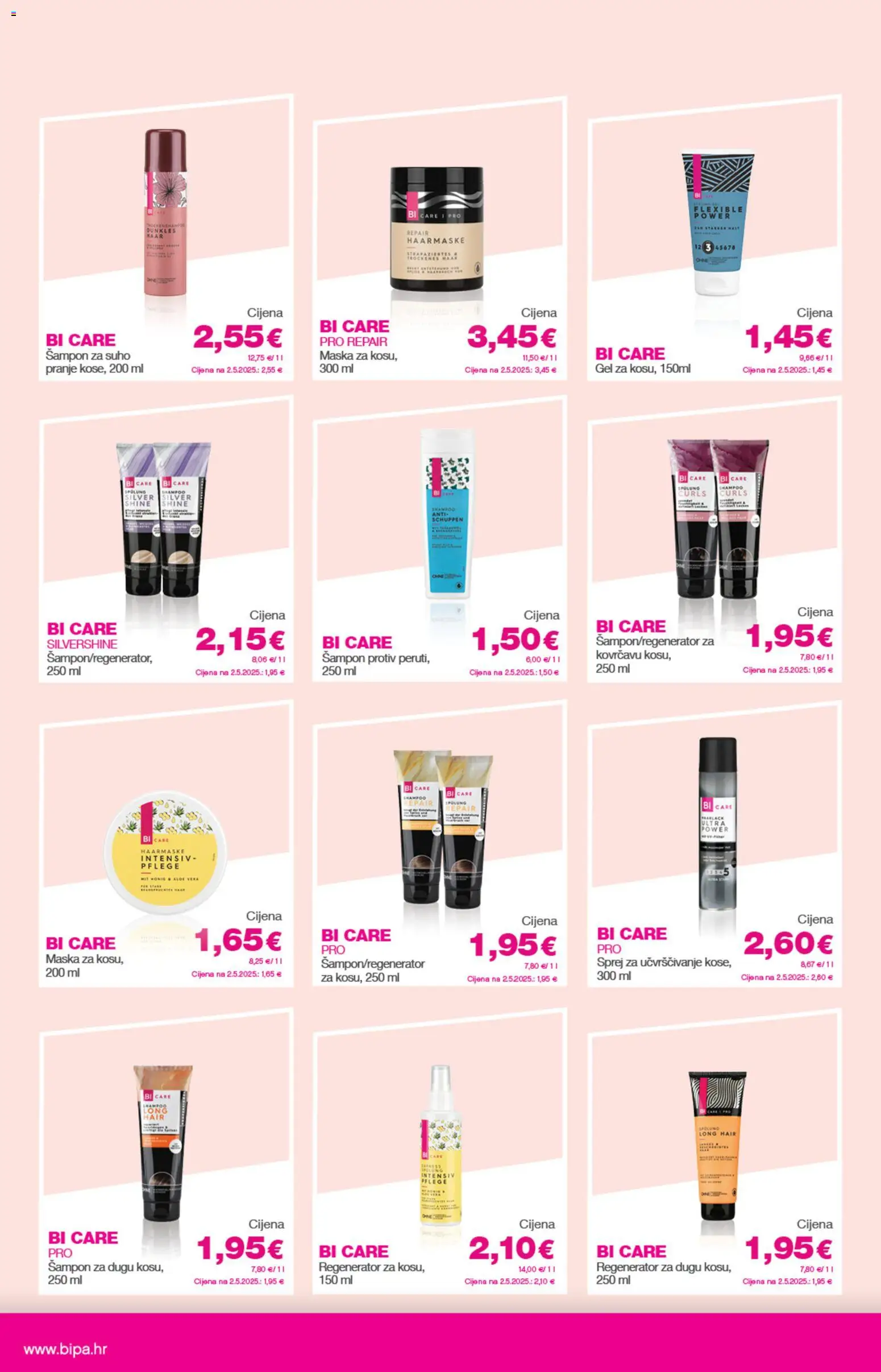Bipa katalog | vrijedi od 20.08.2026 | Stranica: 22 | Proizvodi: Šampon, Regenerator, Maska