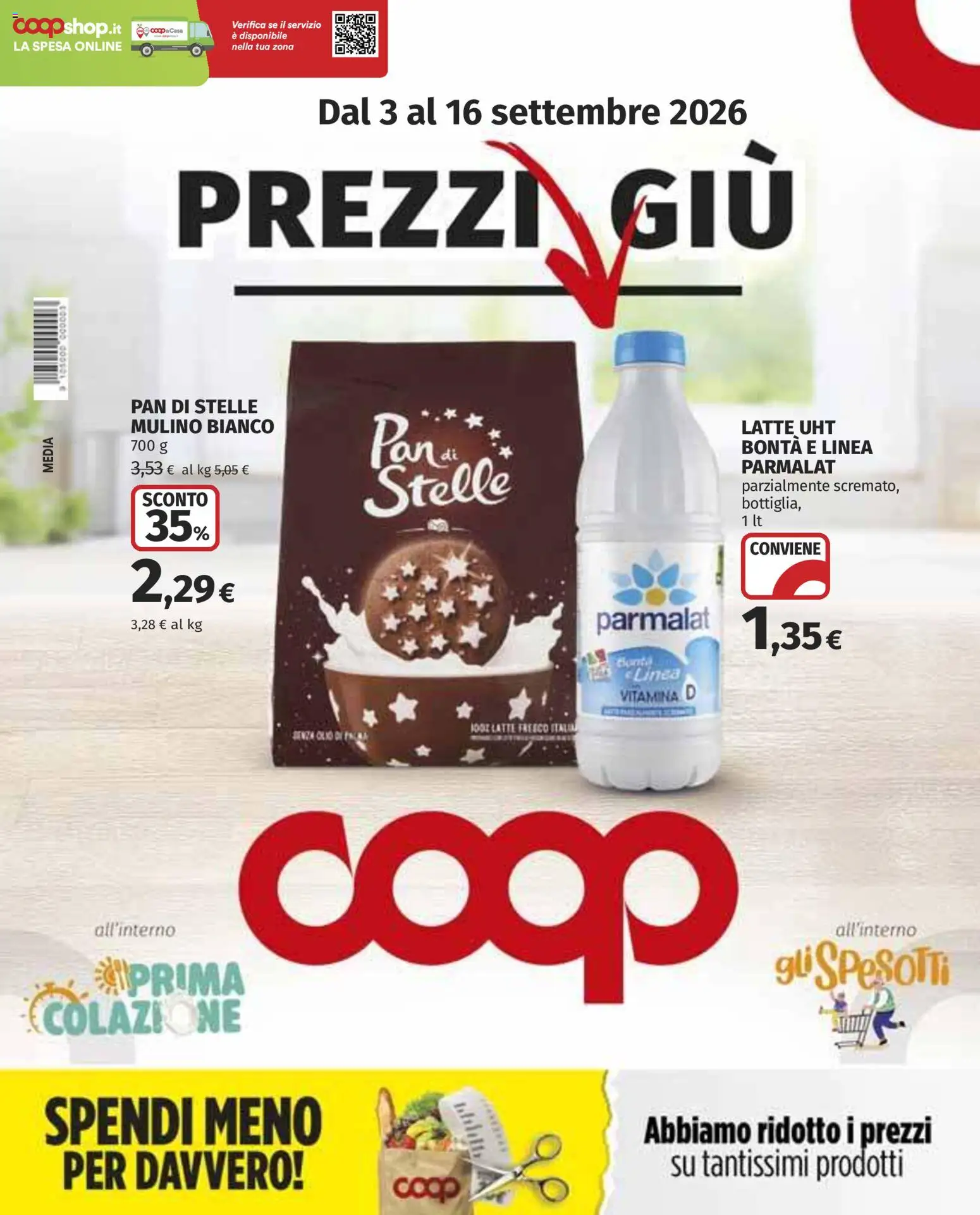 Volantino COOP del 03/09/2026 | Pagina: 1 | Prodotti: Latte