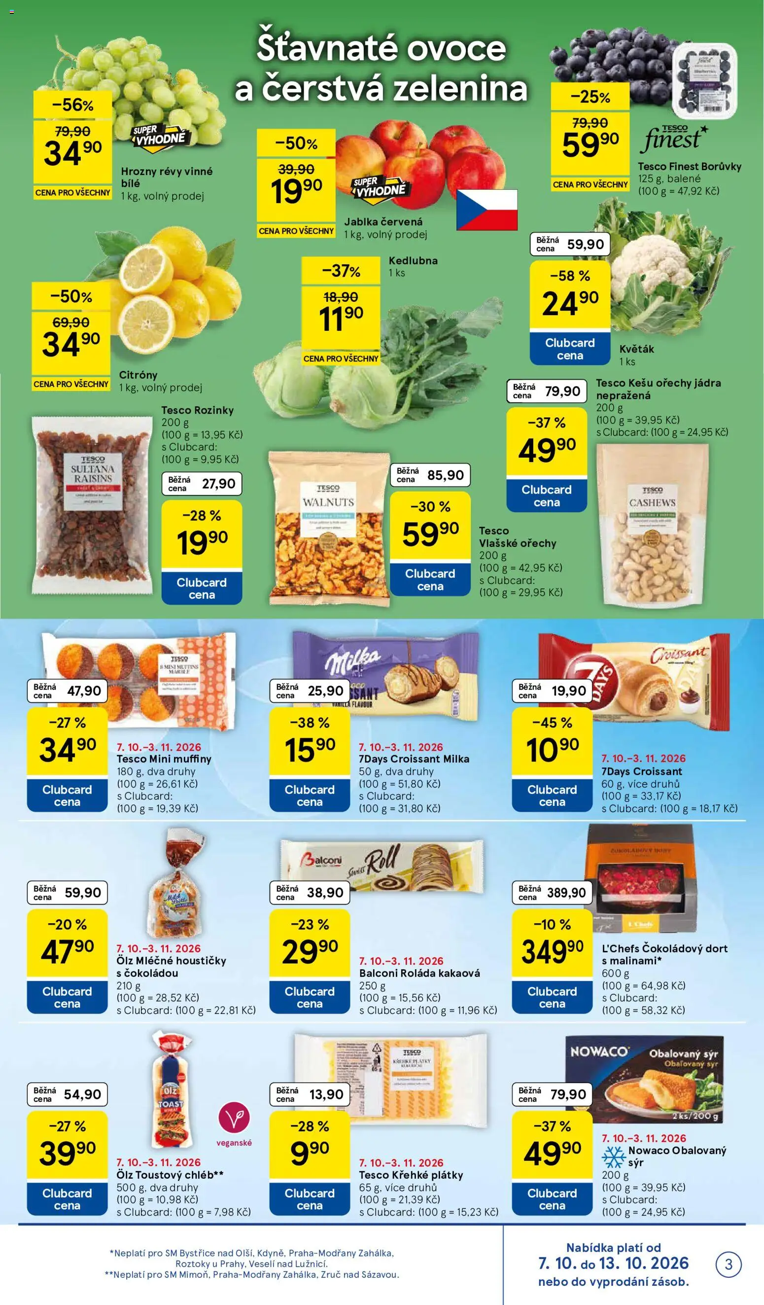 Tesco leták - Supermarket Nabídka ve značkové kvalitě od 07.10.2026 | Strana: 3
