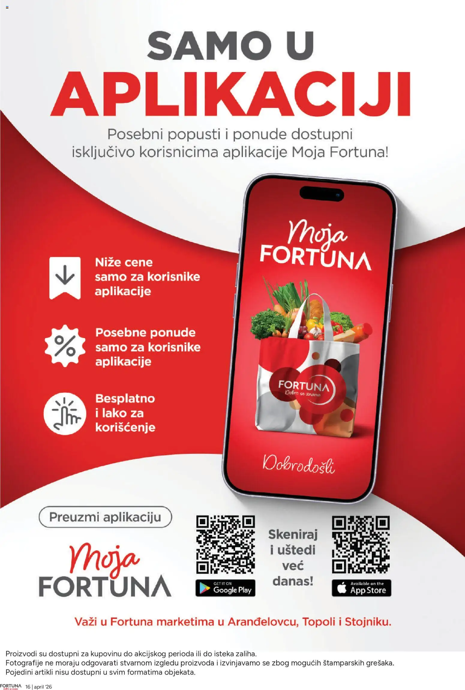Fortuna Market katalog - važi od 11.05.2026 | Strana: 16
